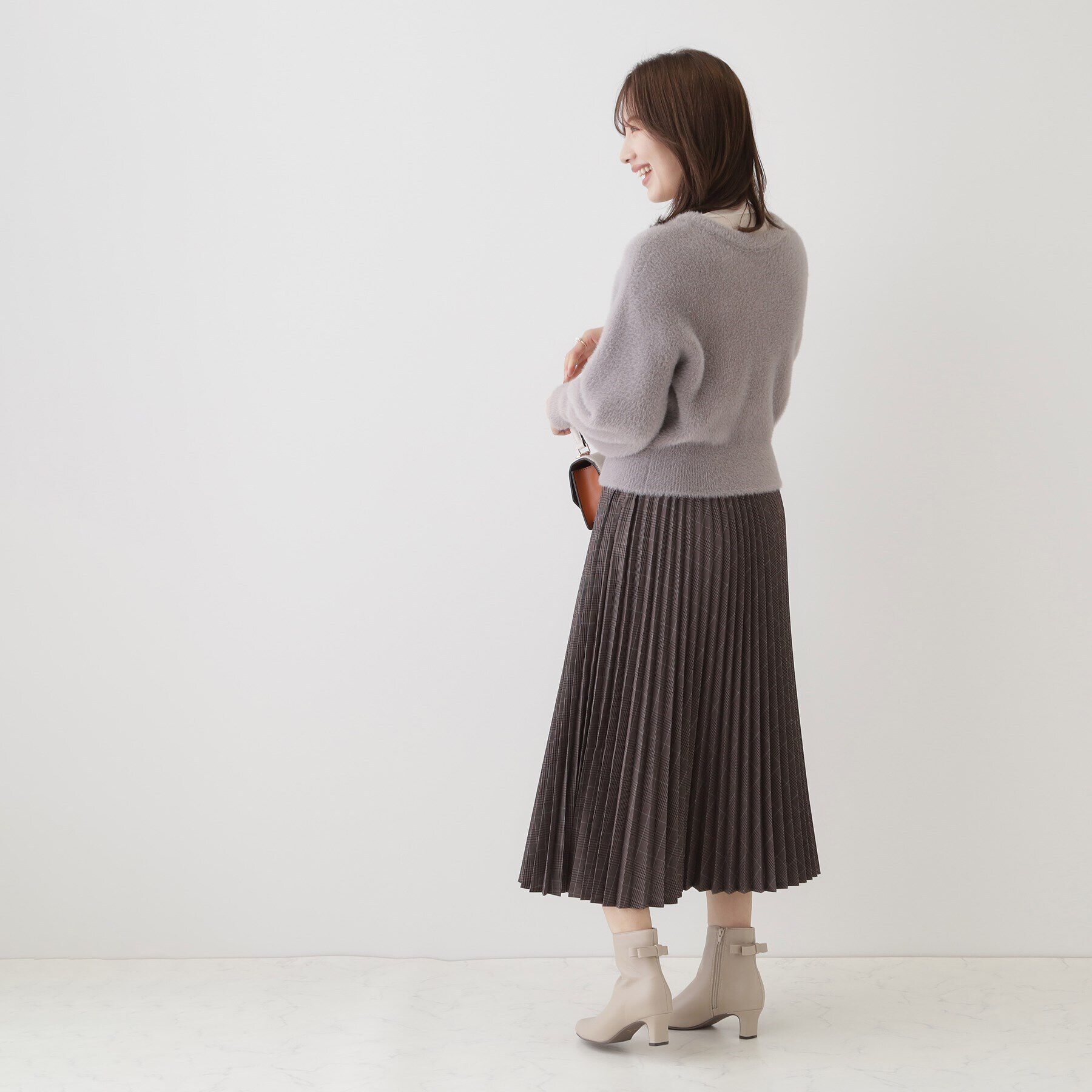 Couture broach「チェックプリーツスカート」|スカート|