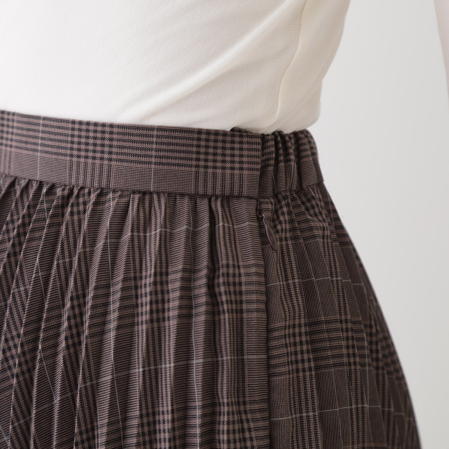 Couture broach「チェックプリーツスカート」|スカート|