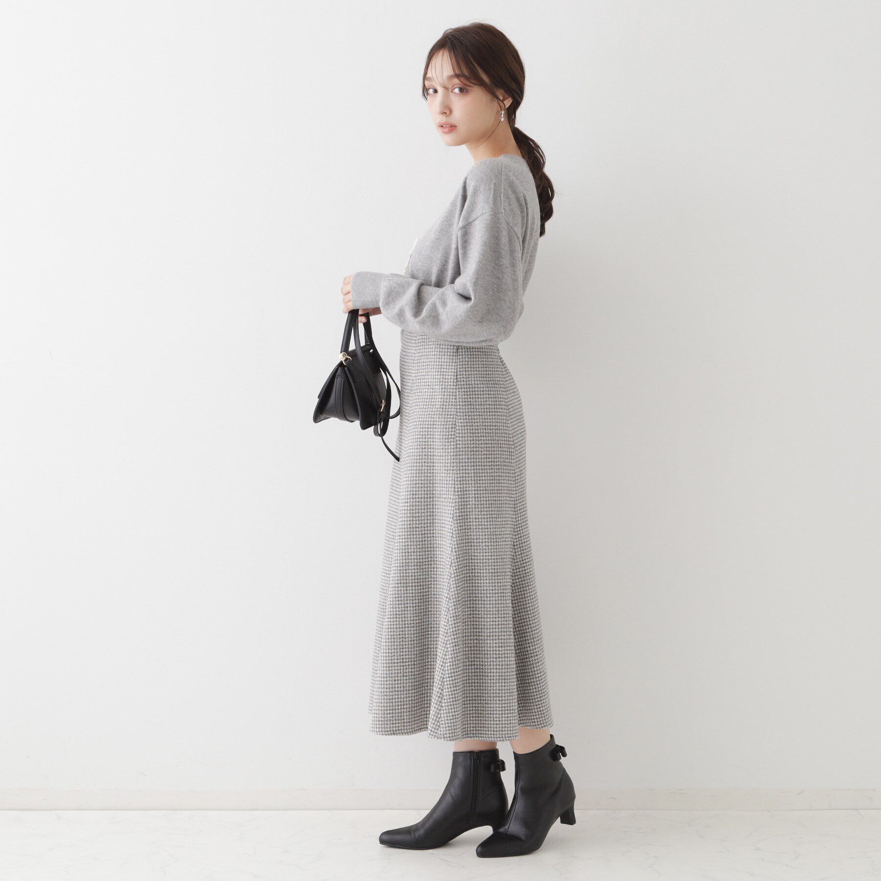 Couture broach「【存在感を引き立てる主役級ニット】パフュームインターシャリッシュアンゴラ」|ニット・セーター|