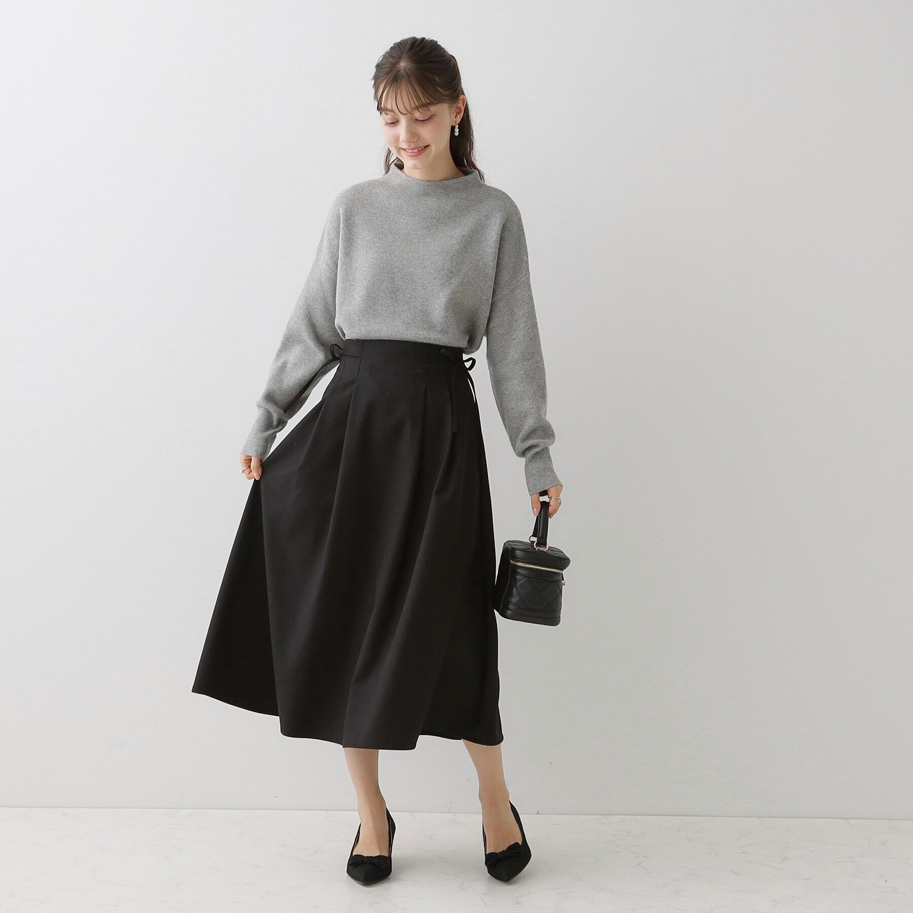 Couture broach「【バックパールで華やぐ】上品もちふわニット」|ニット・セーター|