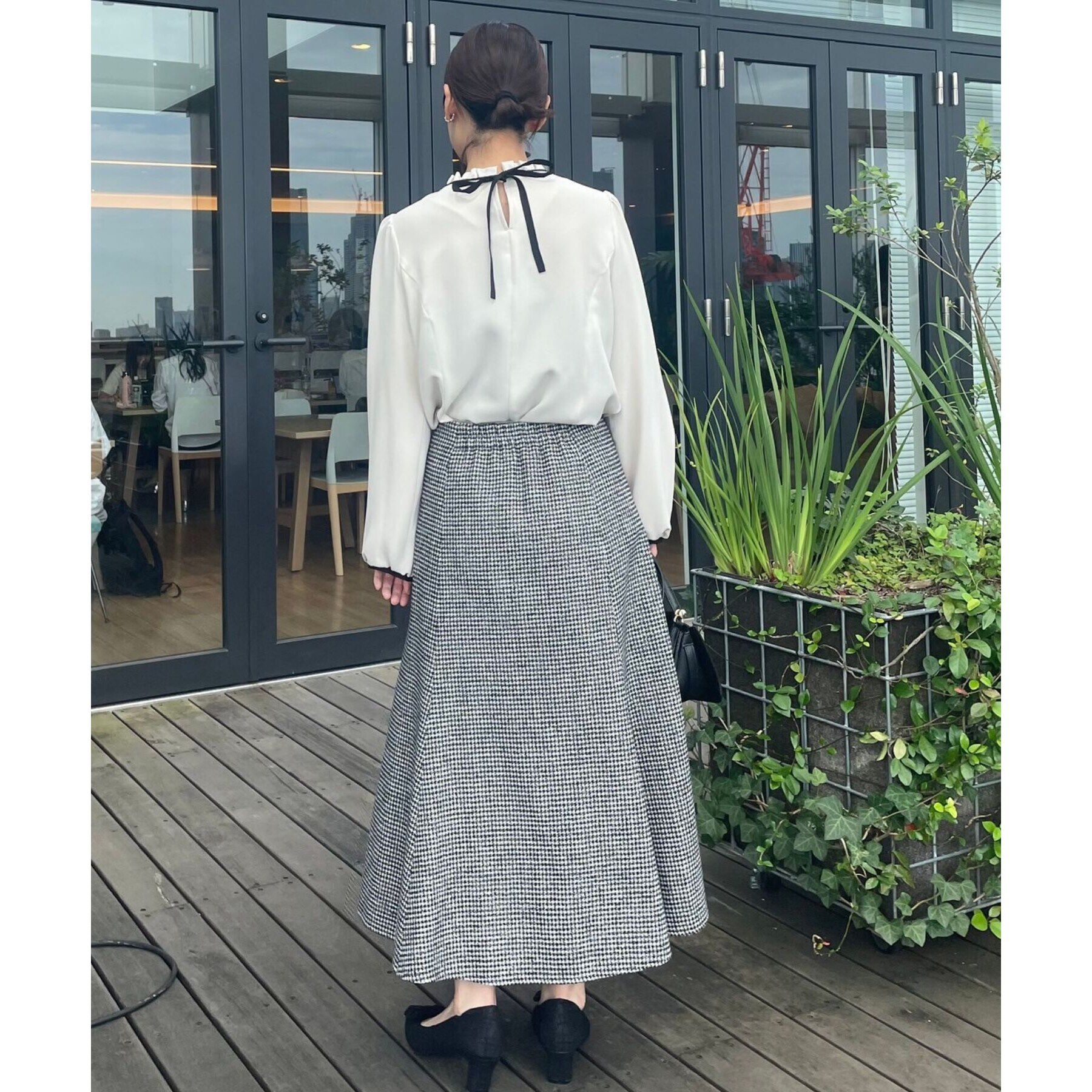 Couture broach「【上品・美シルエット】ラメ千鳥マーメイドスカート」|スカート|