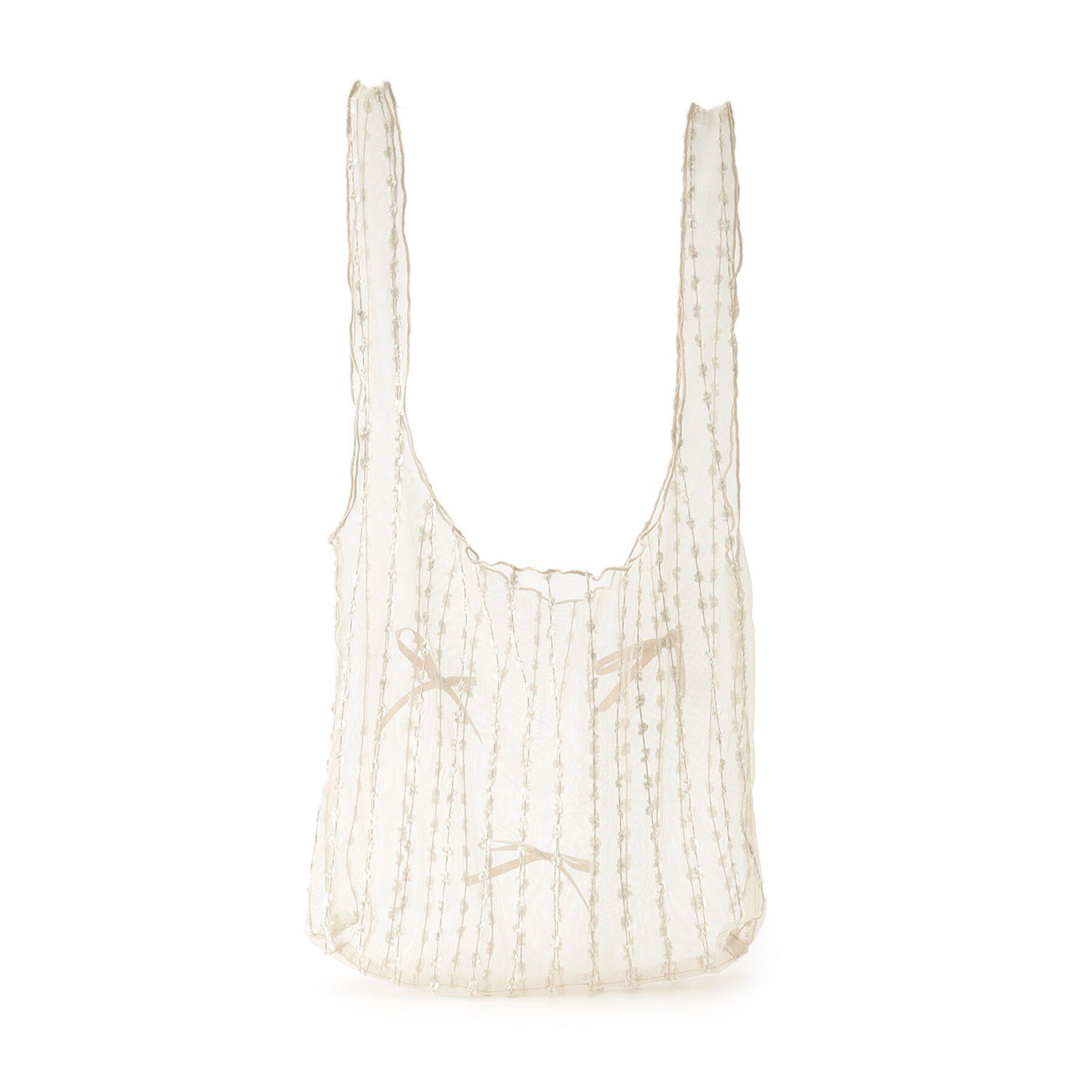 Couture broach「レースリボンバッグ」|エコバッグ|