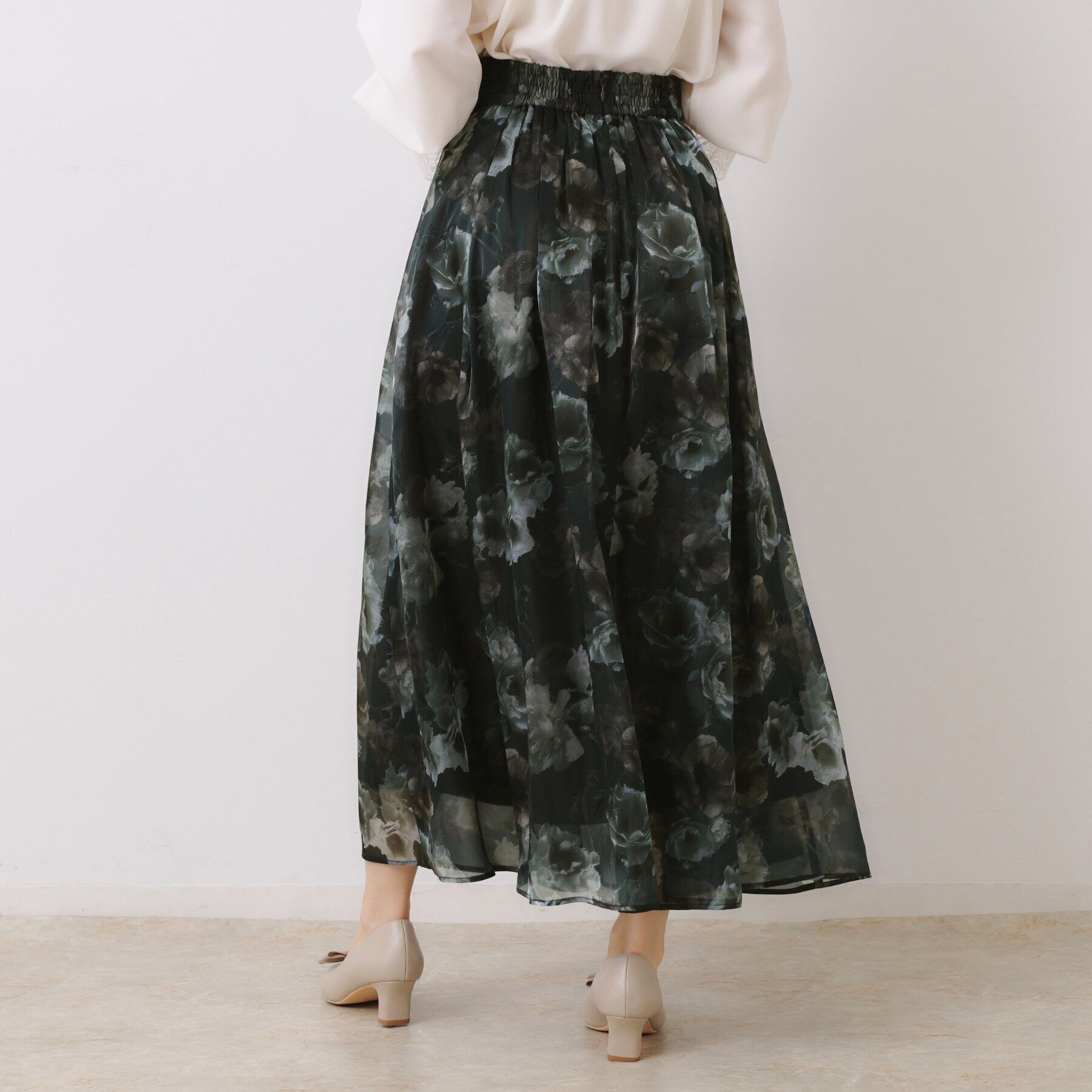 Couture broach「【大人可愛い・きれいめ】Springオーガンフルールスカート」|スカート|