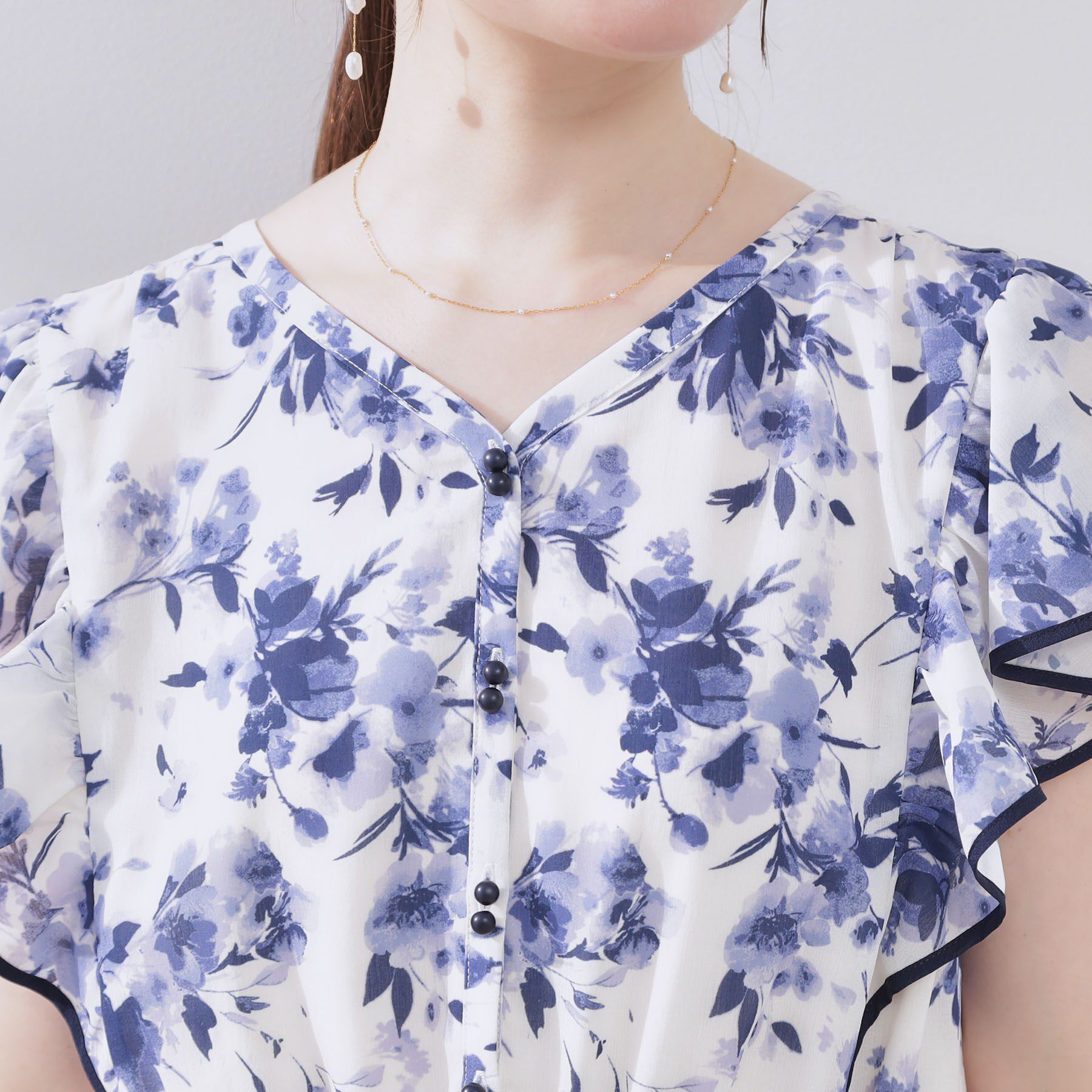 Couture broach「【花柄・華やか・一枚で着映え】サマーフラワーブーケワンピース」|ワンピース|