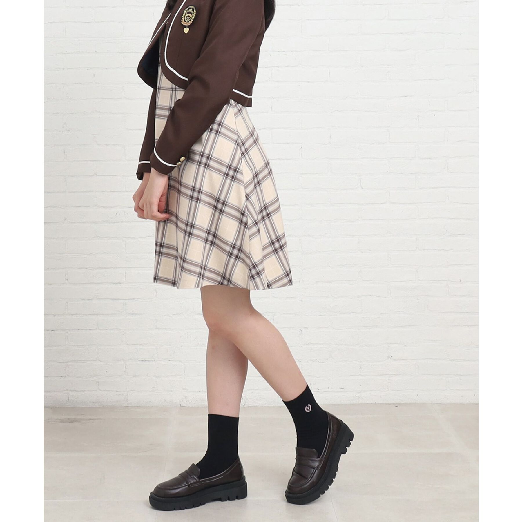 PINK-latte「【3足セット】スクールソックス」|ソックス|