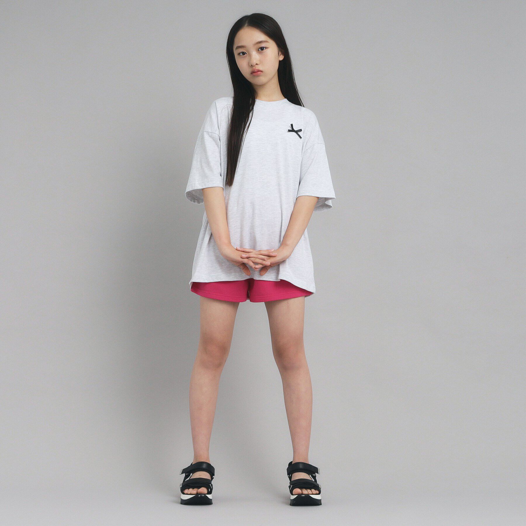 PINK-latte「スウェットショートパンツ」|キュロット|