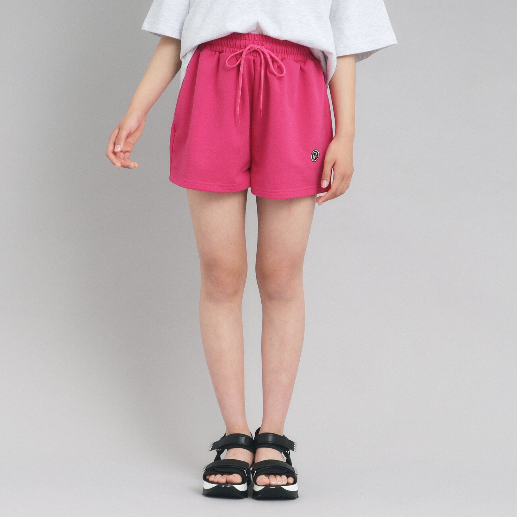 PINK-latte「スウェットショートパンツ」|キュロット|