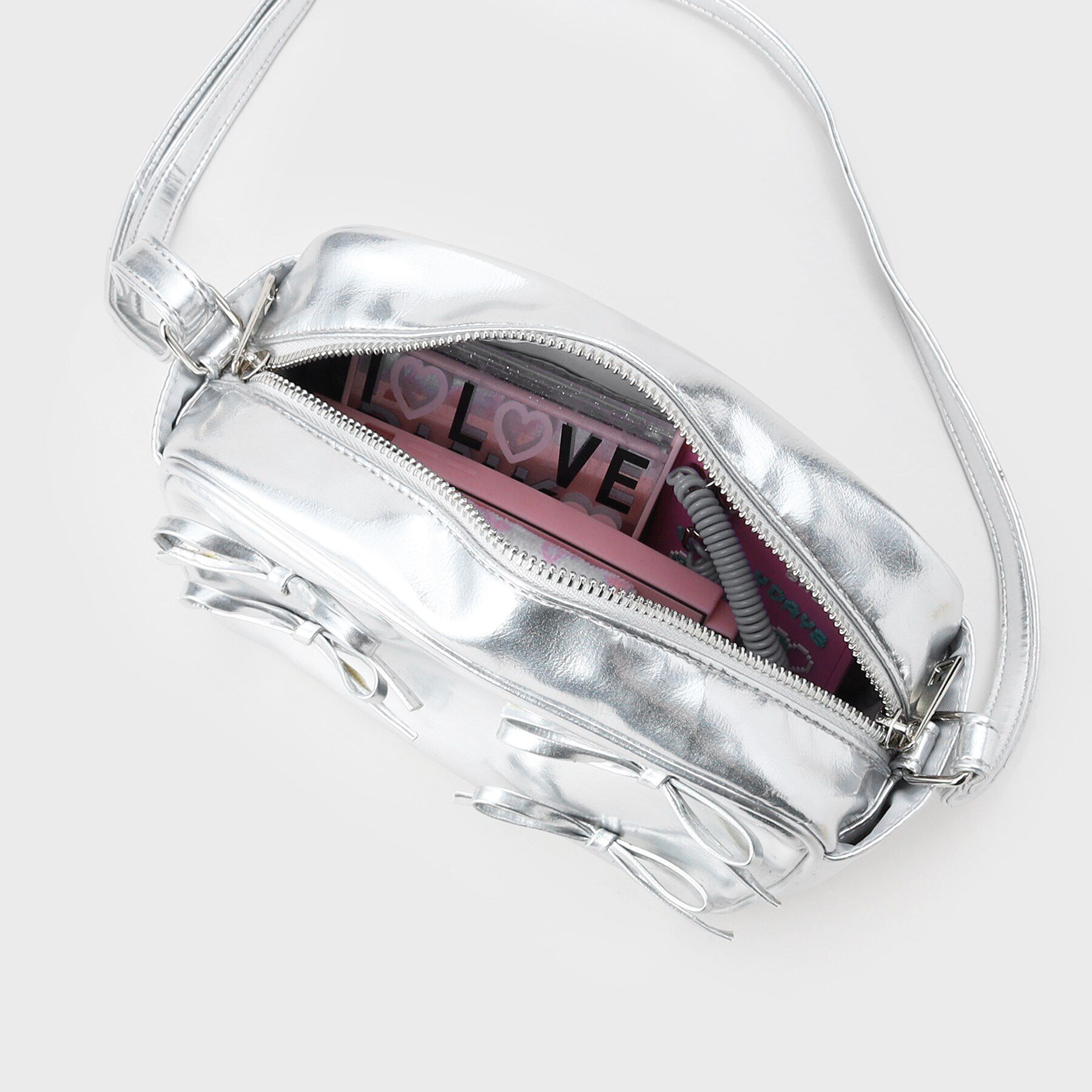 PINK-latte「リボン付ショルダーバッグ」|ショルダー・メッセンジャー|