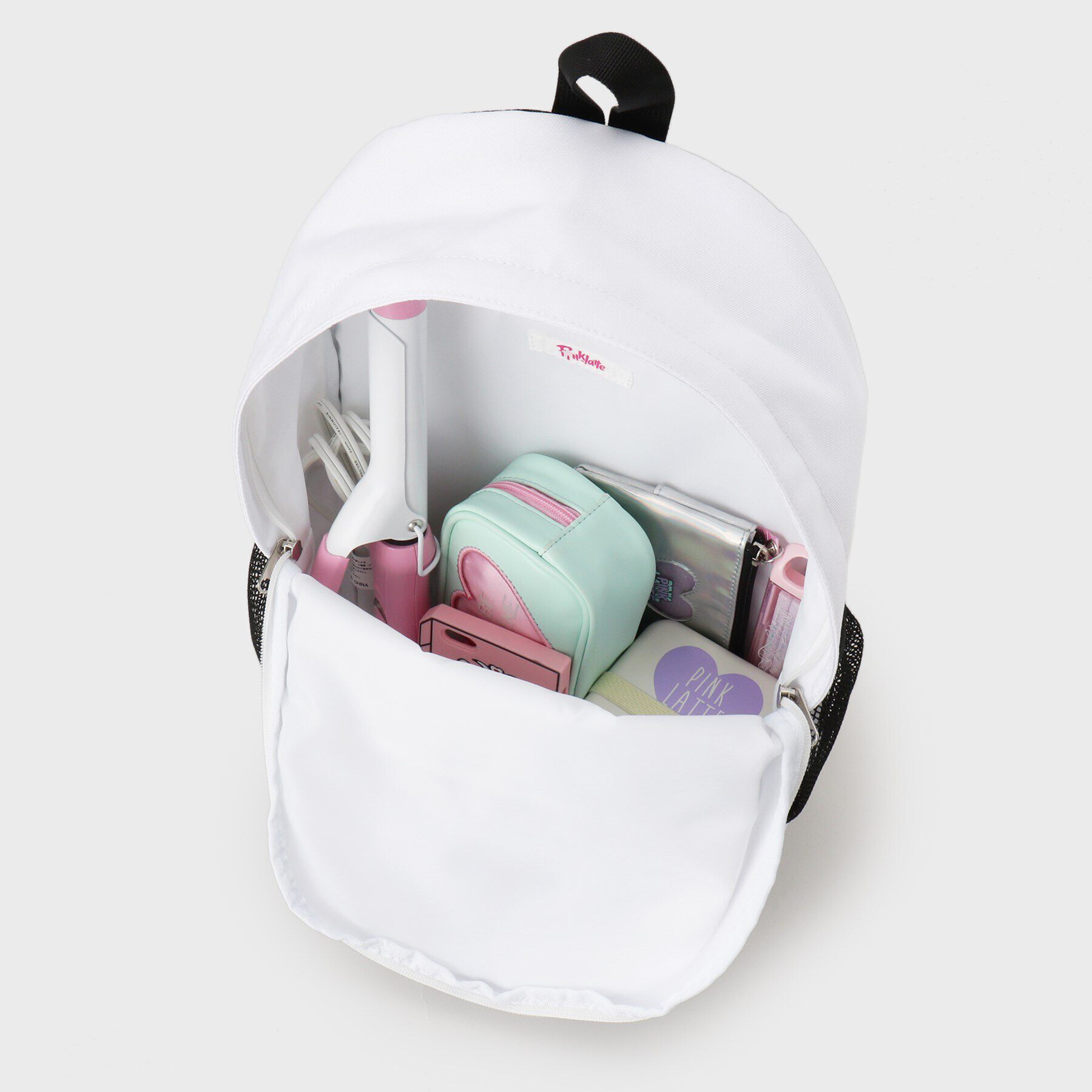 PINK-latte「【容量約17L】ドローコードリュック」|リュック|