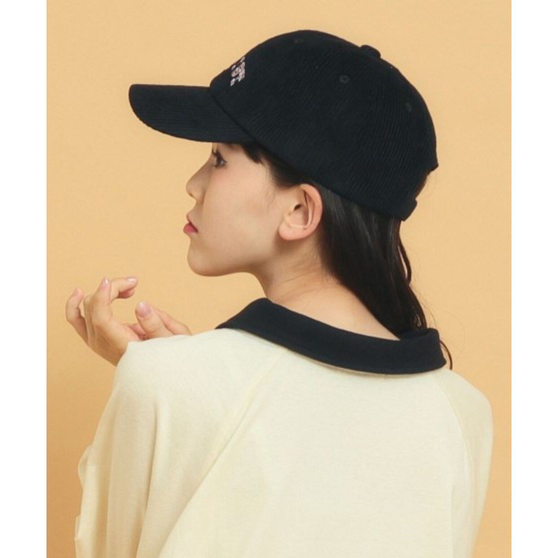 PINK-latte「コーデユロイカレッジキャップ」|キャップ・キャスケット|