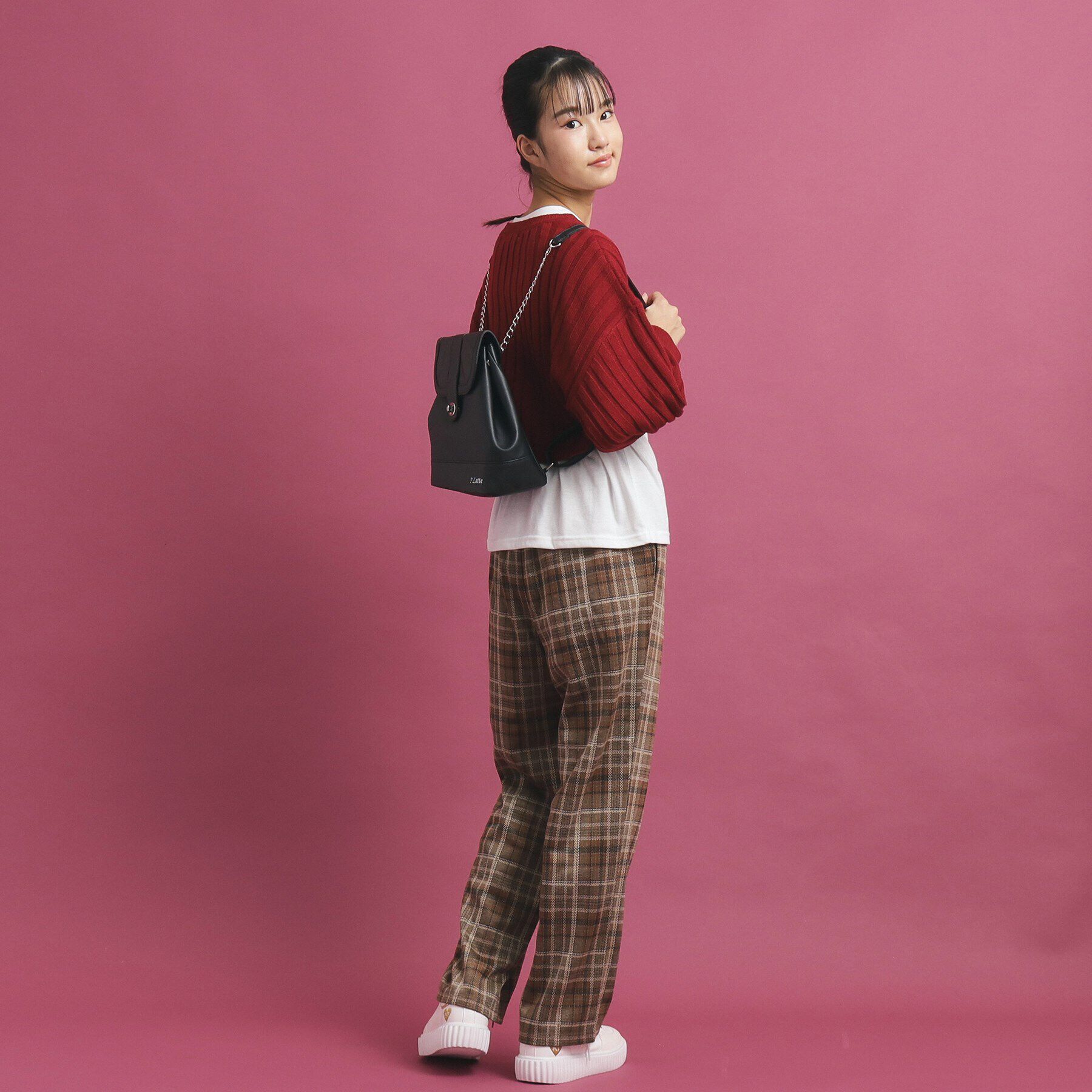 PINK-latte「フラップチェーンリュック」|リュック|