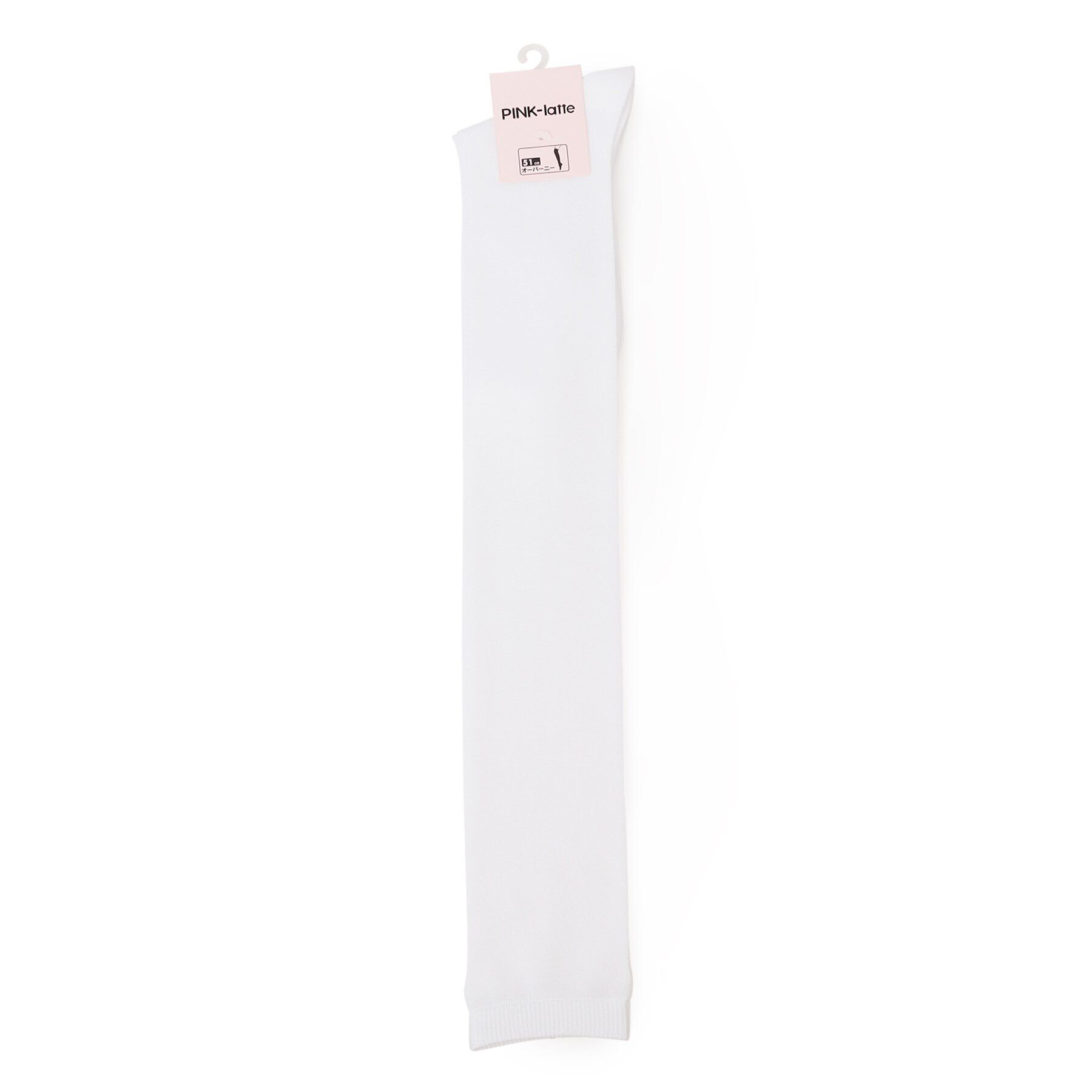 PINK-latte「シアーニーハイ」|ソックス|オフホワイト(003