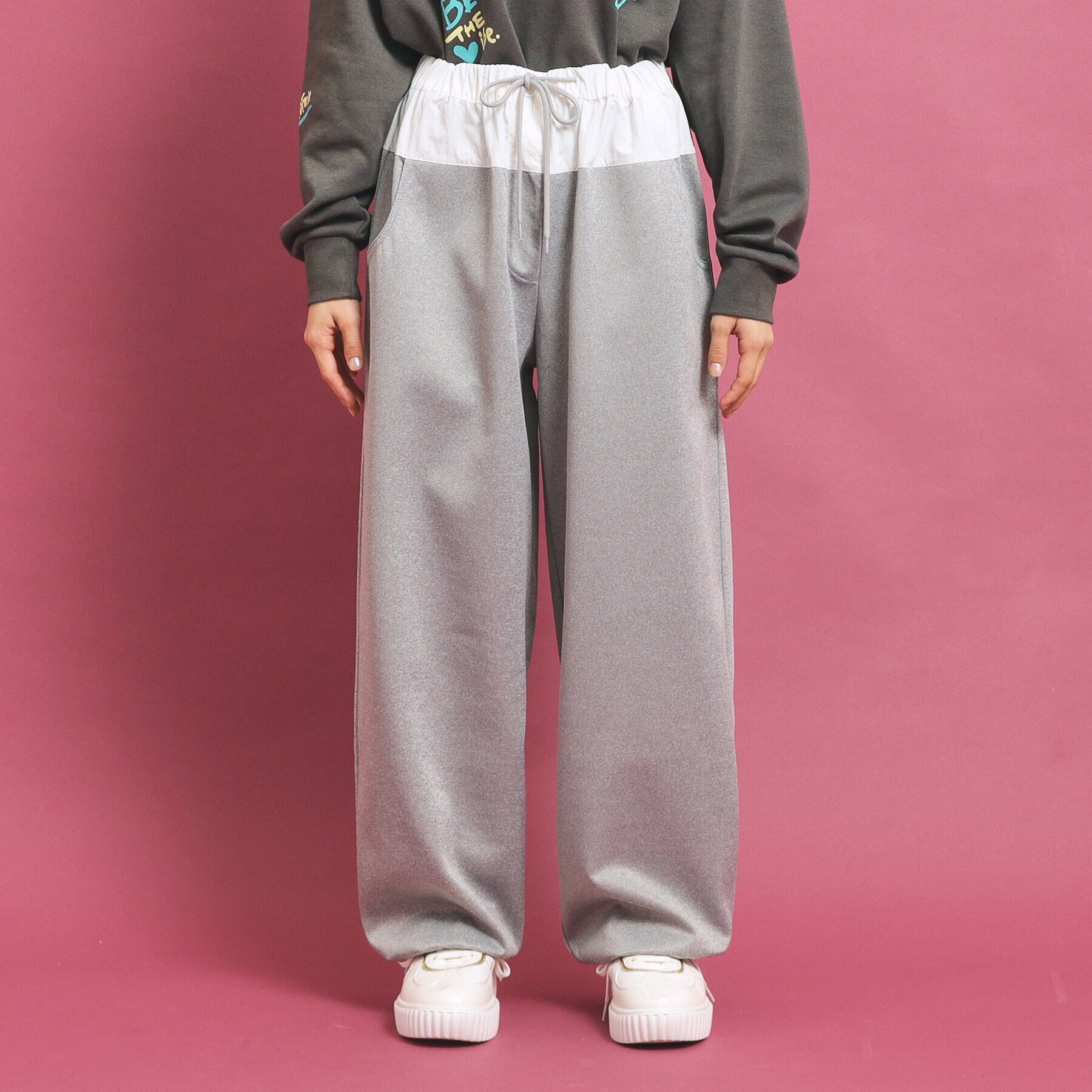 PINK-latte「ダンボール切替イージーパンツ」|その他|