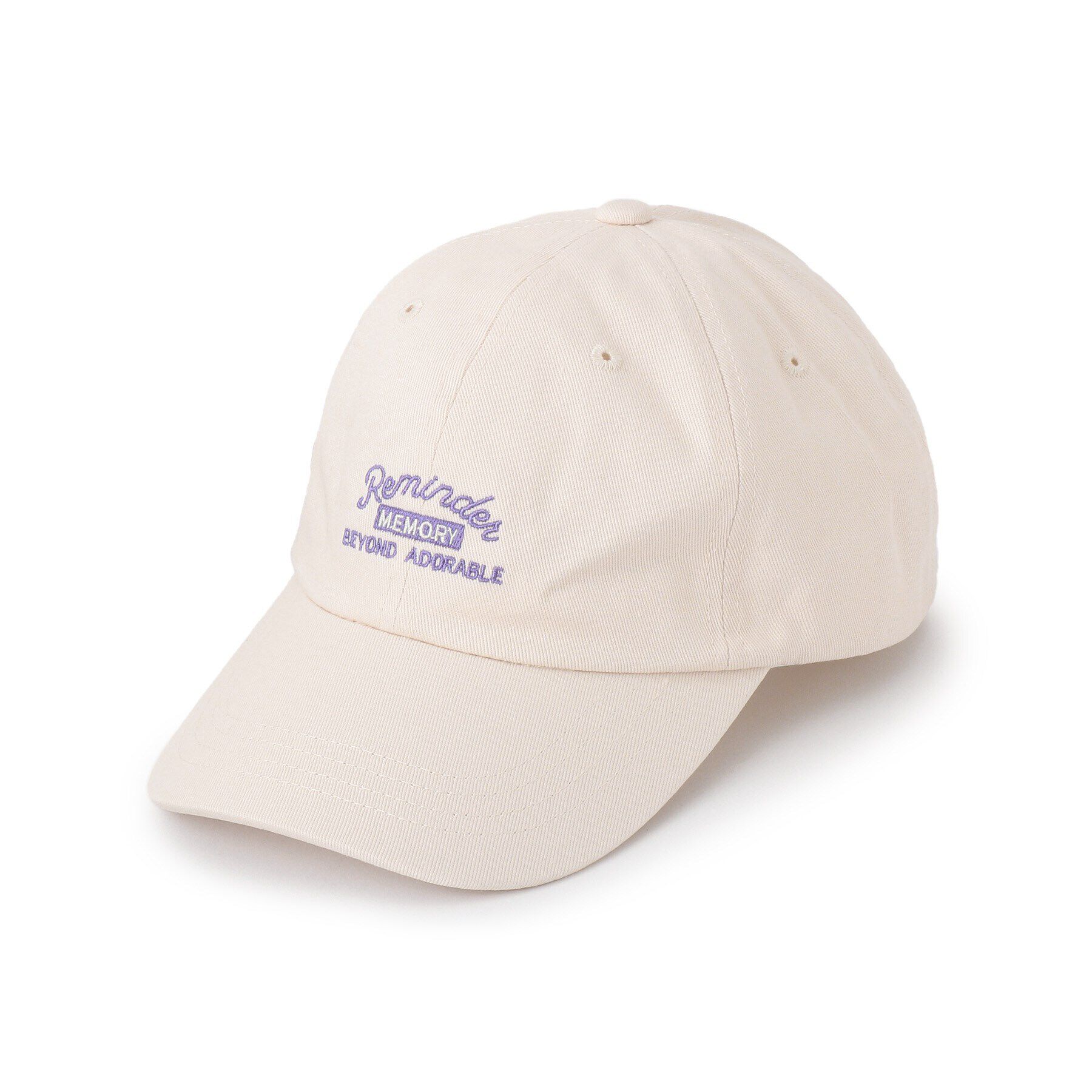PINK-latte「カレッジロゴキャップ」|キャップ・キャスケット|アイボリー(004)