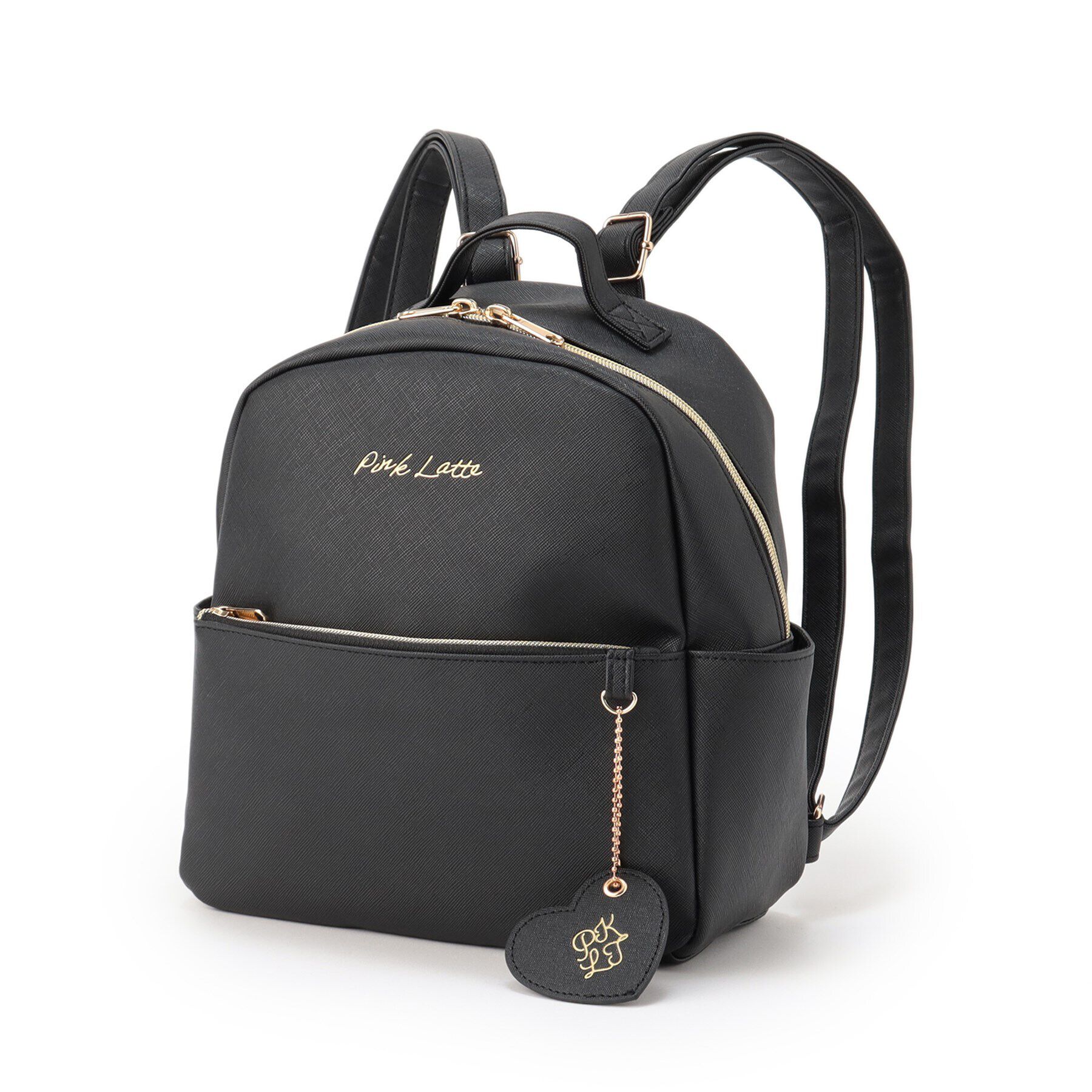 PINK-latte「ハートチャームリュック」|リュック|