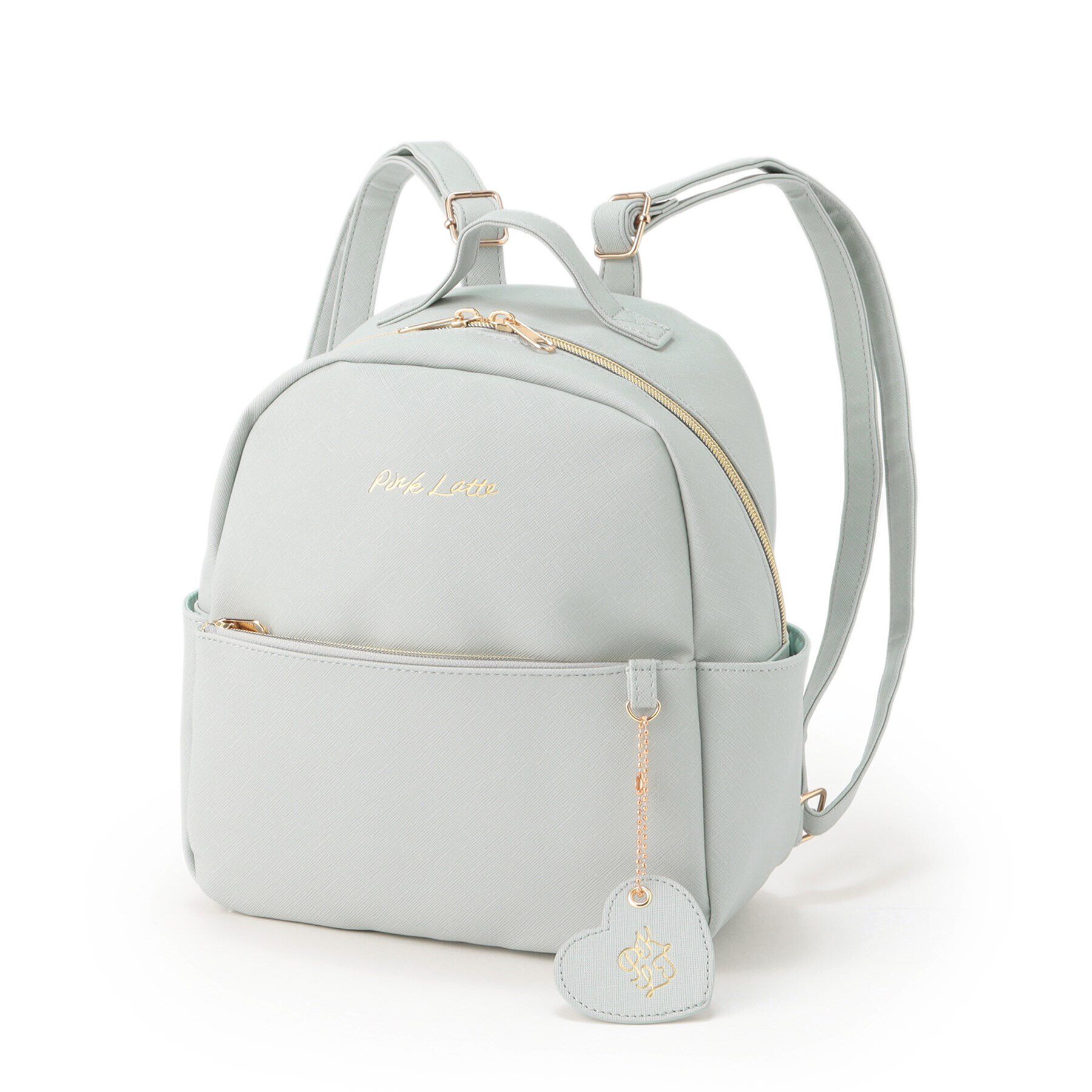 PINK-latte「ハートチャームリュック」|リュック|
