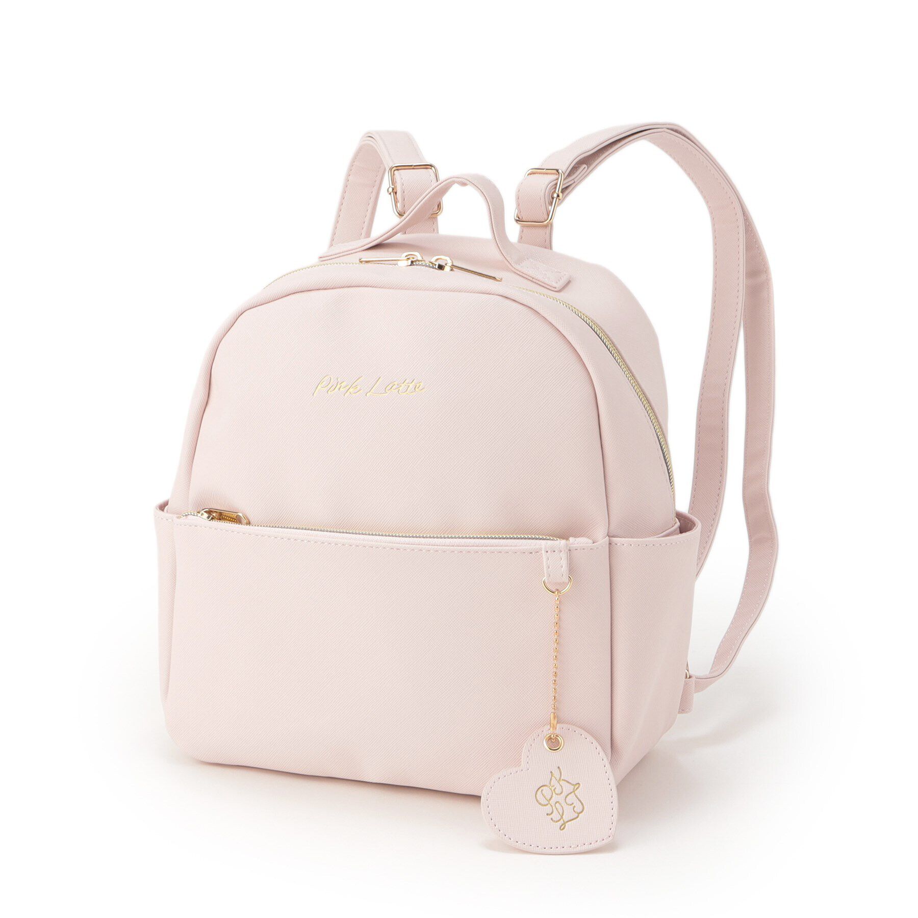 PINK-latte「ハートチャームリュック」|リュック|