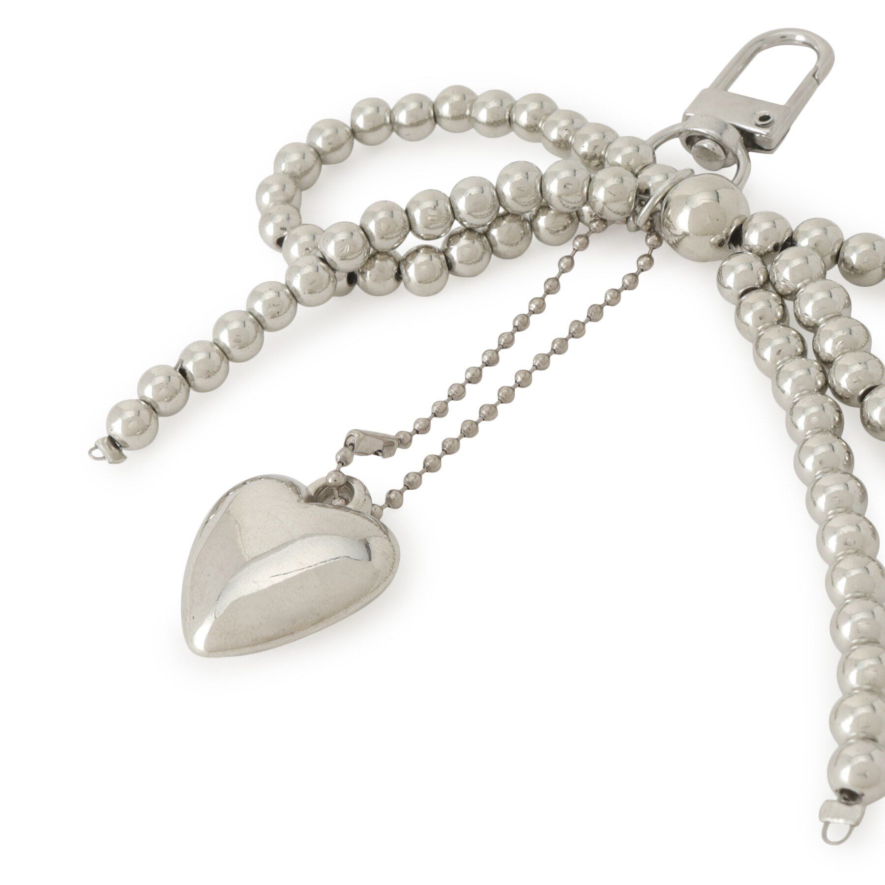 PINK-latte「メタルリボンチャーム」|キーケース|