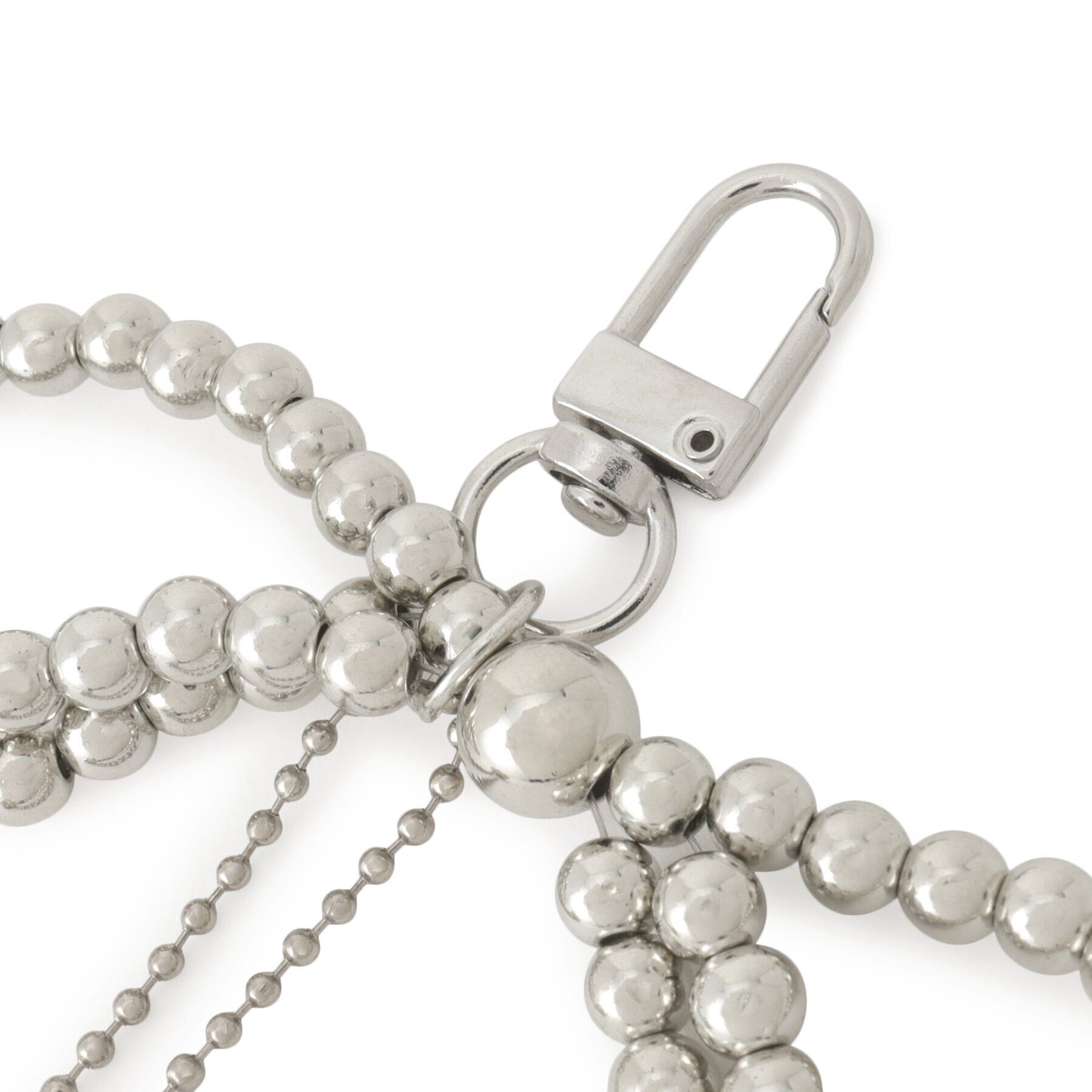 PINK-latte「メタルリボンチャーム」|キーケース|