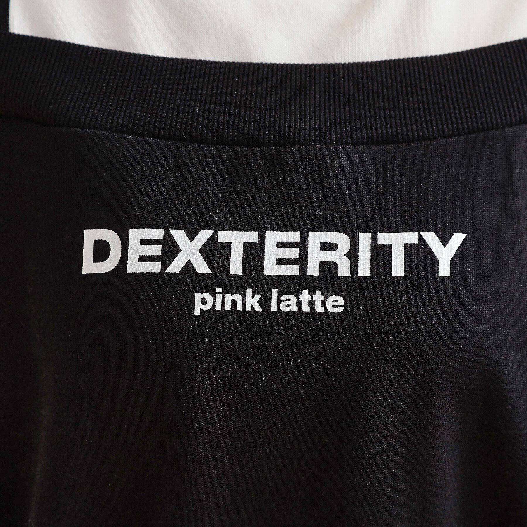 PINK-latte「ミニ裏毛レイヤードプルオーバー」|Tシャツ・カットソー|