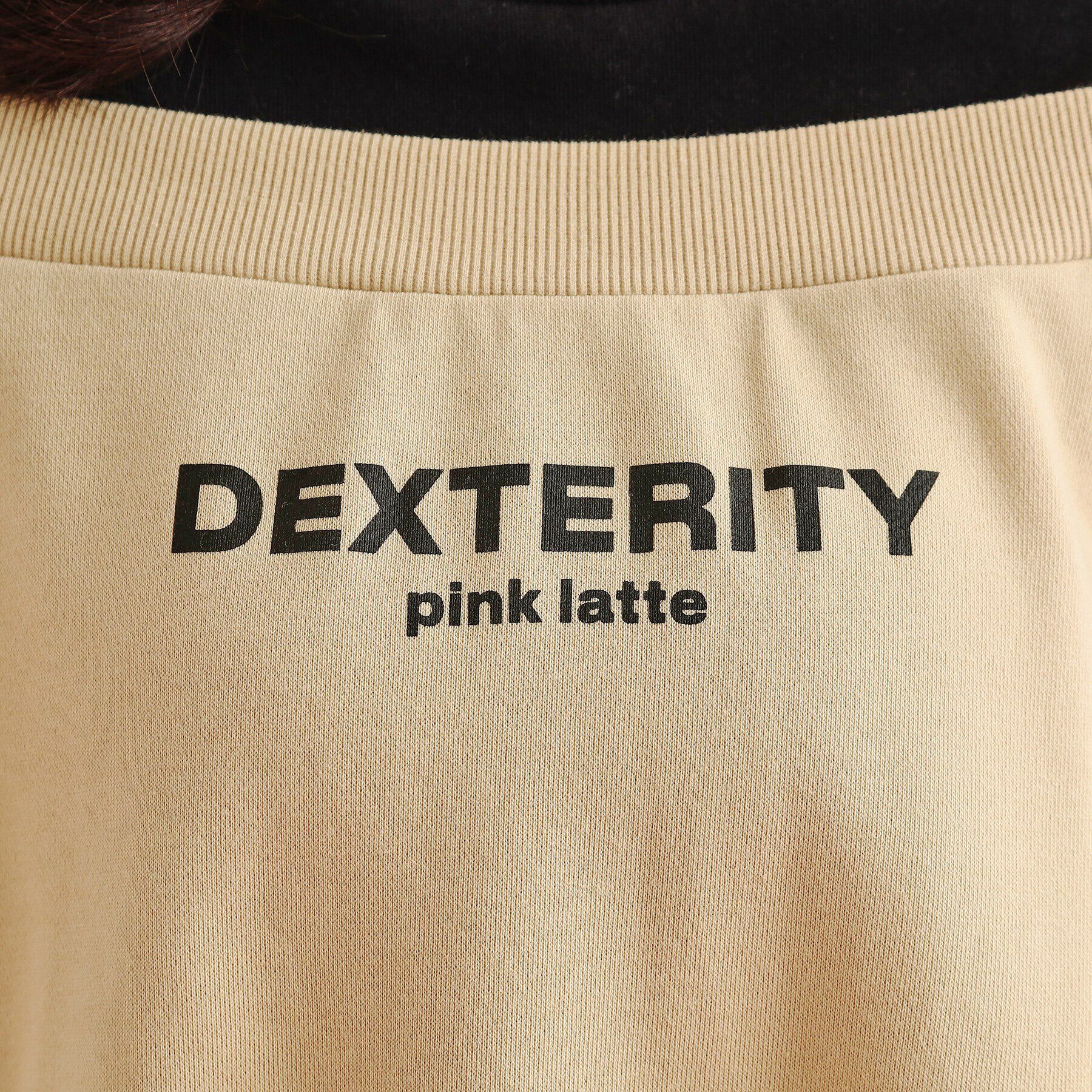 PINK-latte「ミニ裏毛レイヤードプルオーバー」|Tシャツ・カットソー|