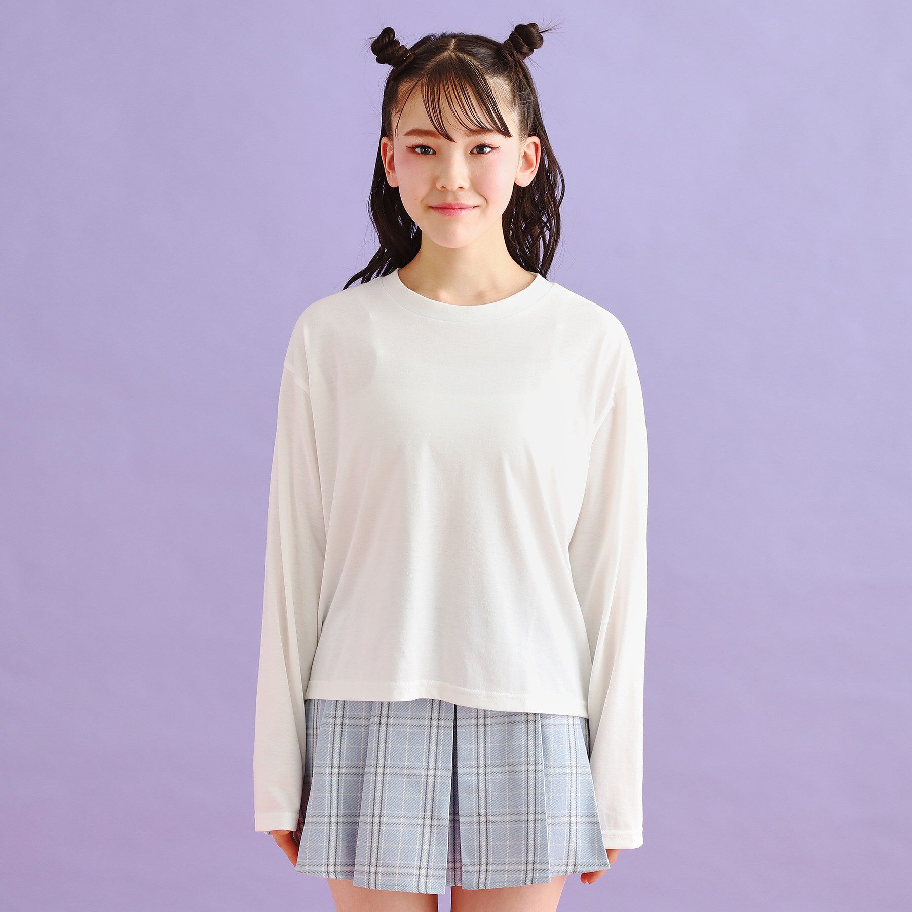 PINK-latte「【SETアイテム】手書き風ニットベスト＋ロンTセット」|その他|