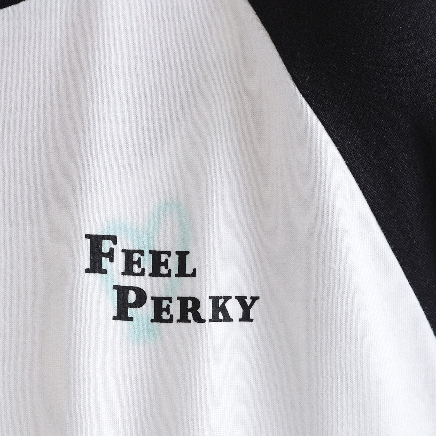 PINK-latte「スプレープリントラグランロンT」|Tシャツ・カットソー|