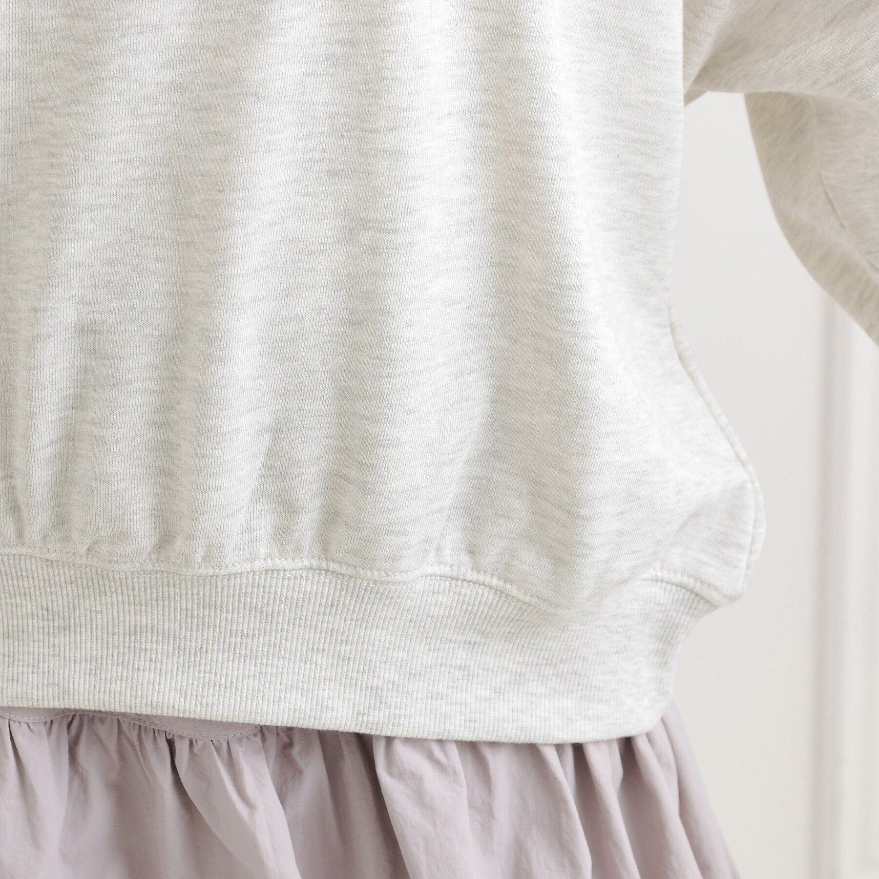 PINK-latte「ミニ裏かすれプリントプルオーバー」|Tシャツ・カットソー|