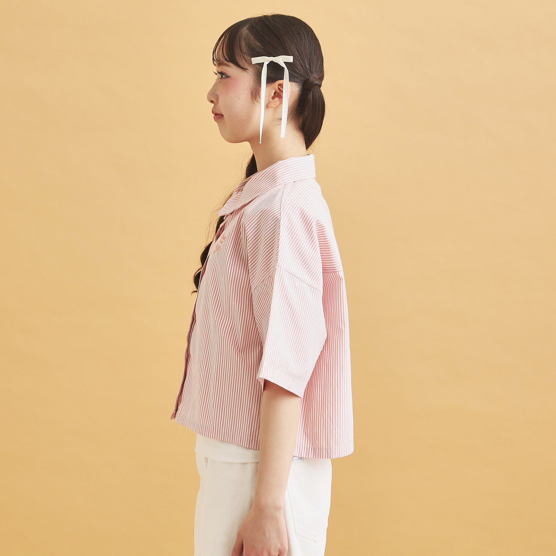 PINK-latte「【セットアイテム】ストライプシャツ＋タンク」|その他|