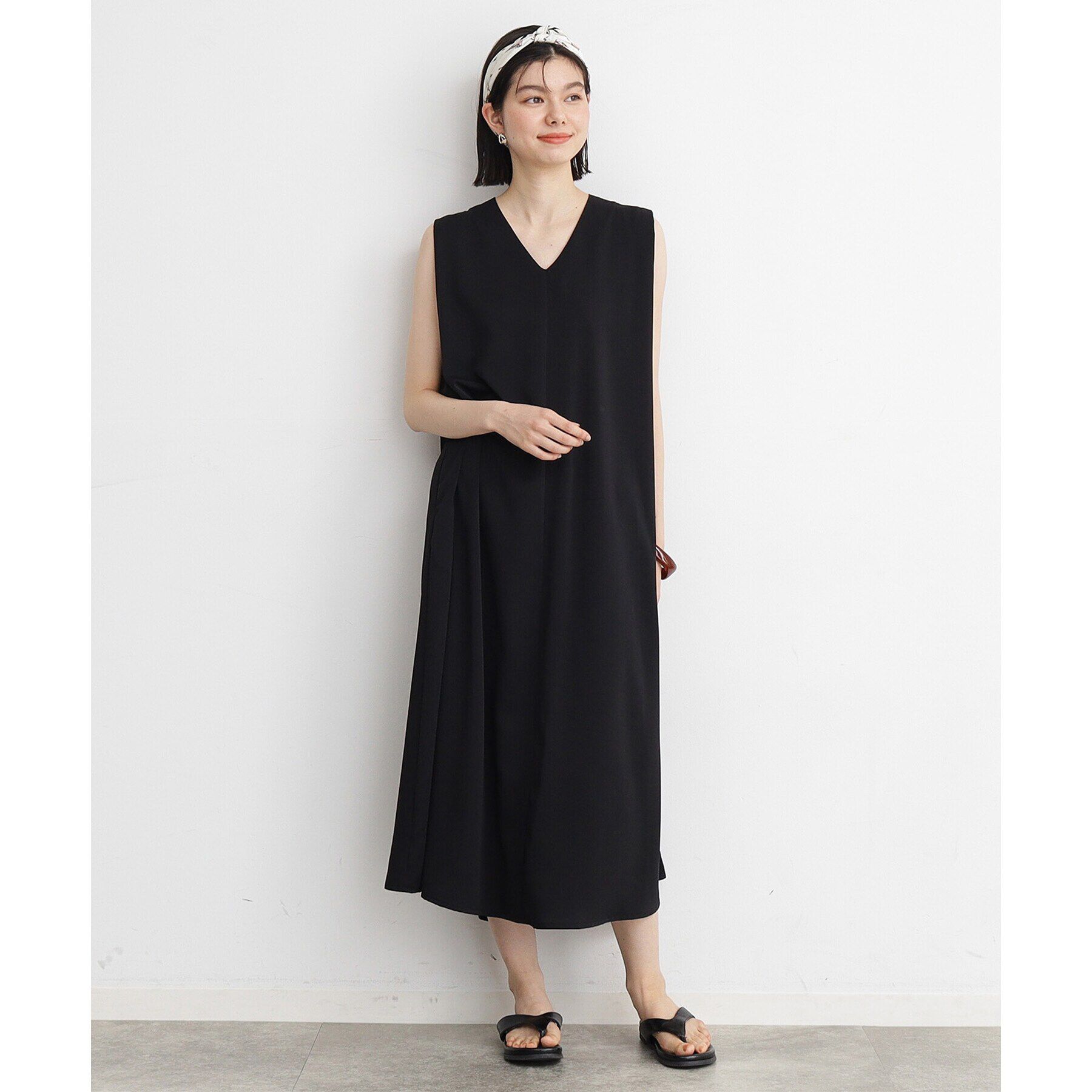 THE SHOP TK「【ラッシュガード／接触冷感／撥水／UVケア／洗える】MIZUGIWA_ノースリーブワンピース」|ワンピース|