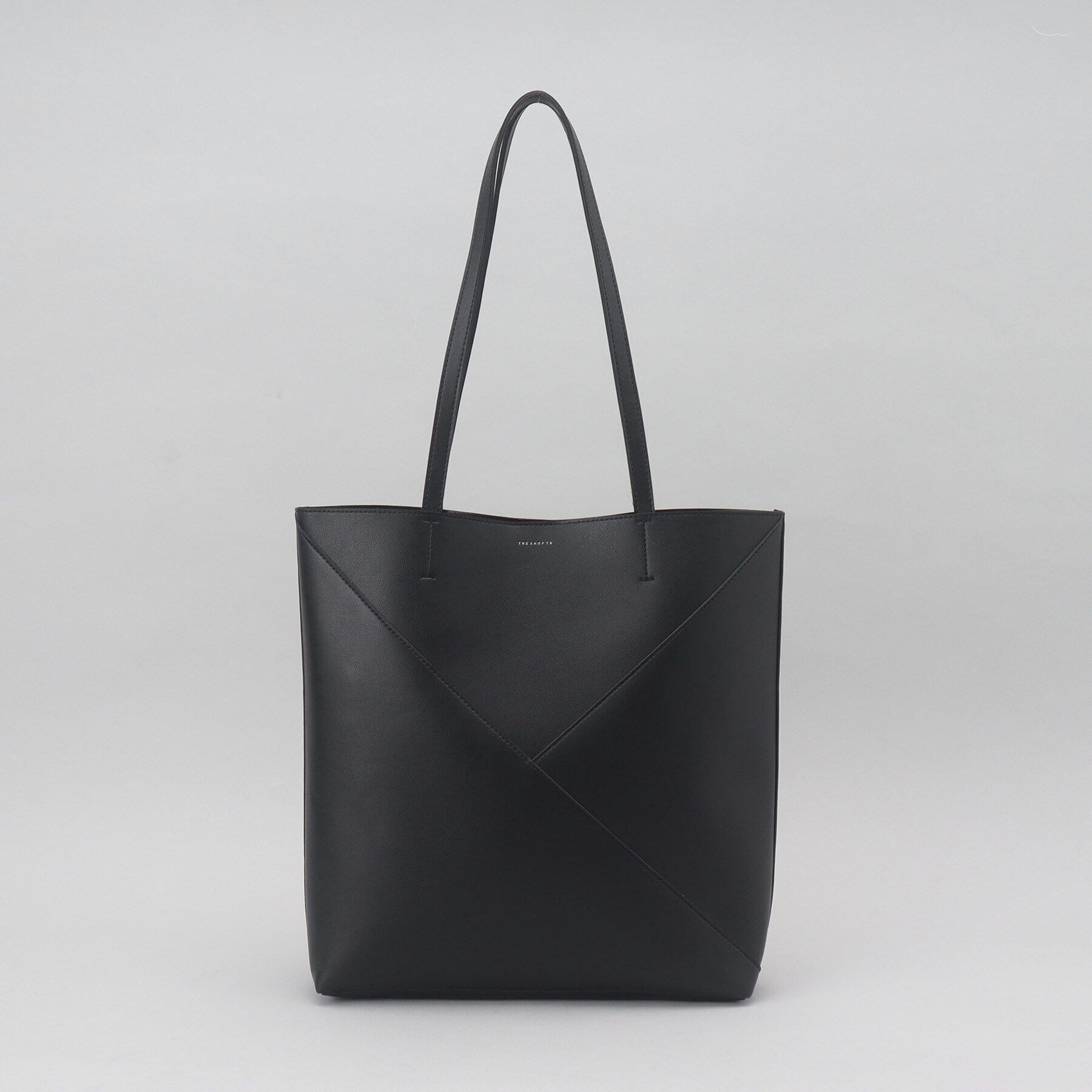 THE SHOP TK「パネルライントートバッグ」|トートバッグ|ブラック(019)