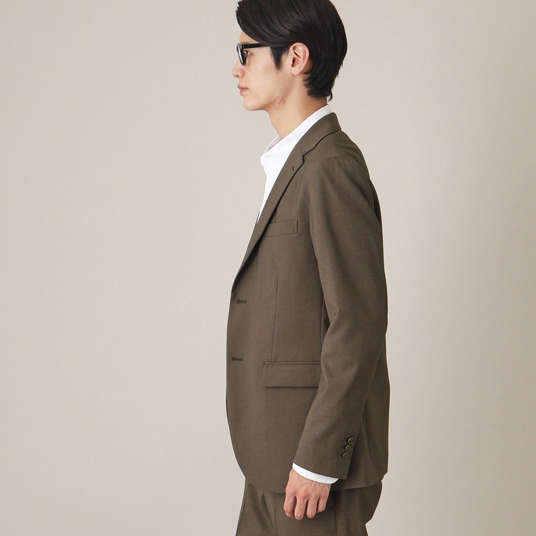 THE SHOP TK「AVANTドライツイルジャケット【セットアップ可/ビジネス対応/洗える/ストレッチ素材/シワになりに」|テーラードジャケット|