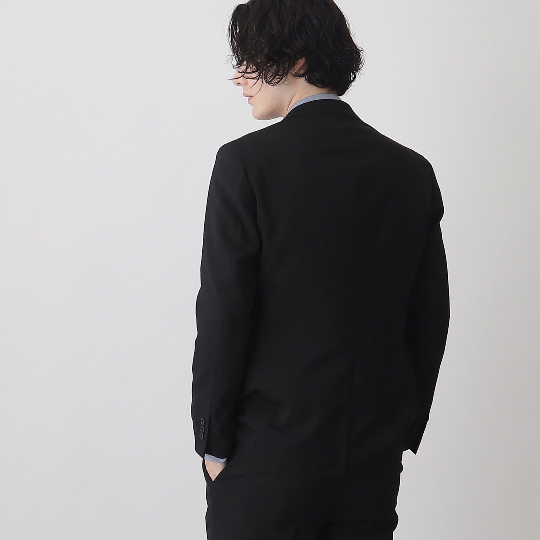 THE SHOP TK「AVANTドライツイルジャケット【セットアップ可/ビジネス対応/洗える/ストレッチ素材/シワになりに」|テーラードジャケット|