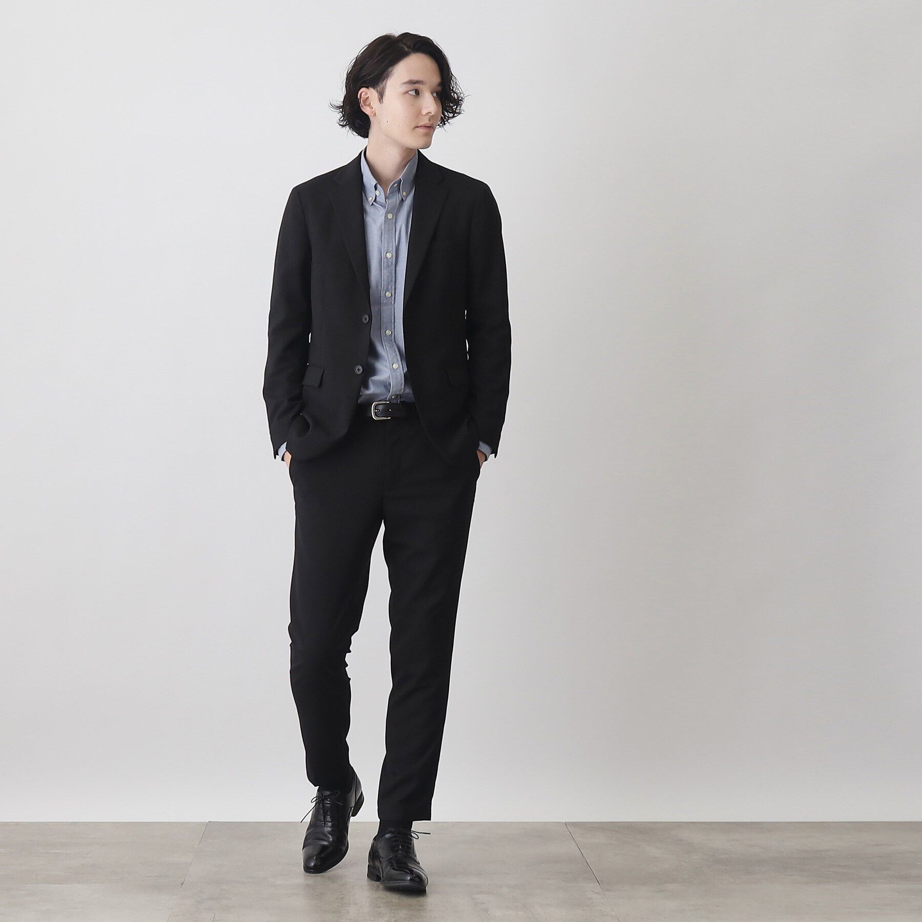 THE SHOP TK「AVANTドライツイルジャケット【セットアップ可/ビジネス対応/洗える/ストレッチ素材/シワになりに」|テーラードジャケット|