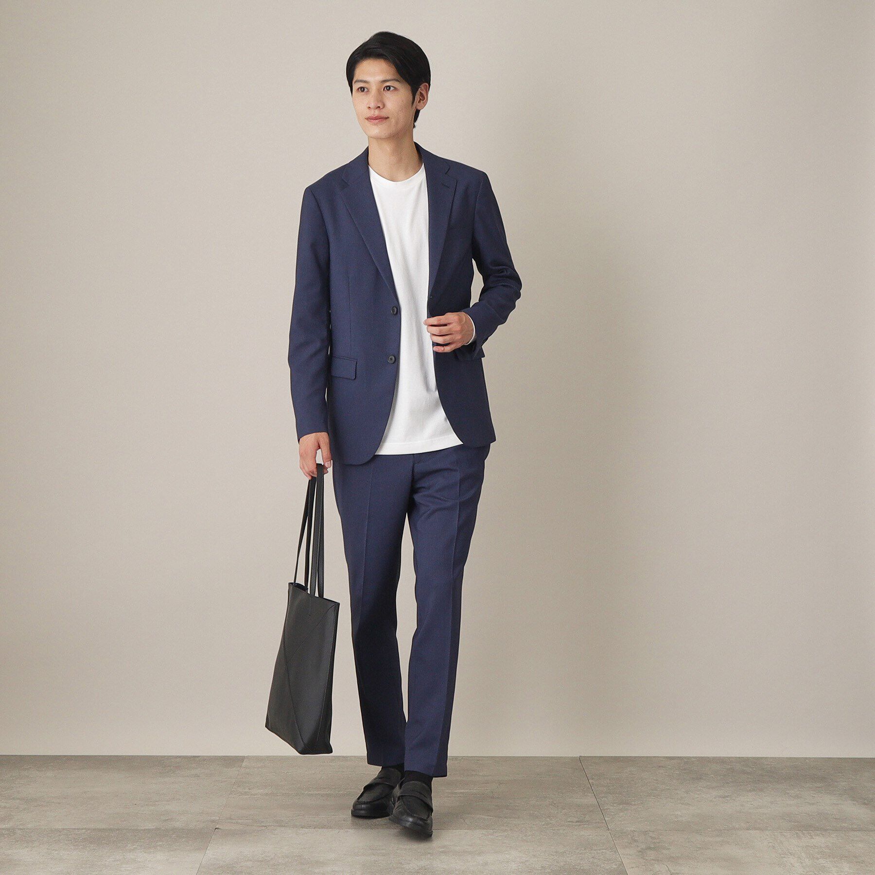 THE SHOP TK「AVANTドライツイルジャケット【セットアップ可/ビジネス対応/洗える/ストレッチ素材/シワになりに」|テーラードジャケット|