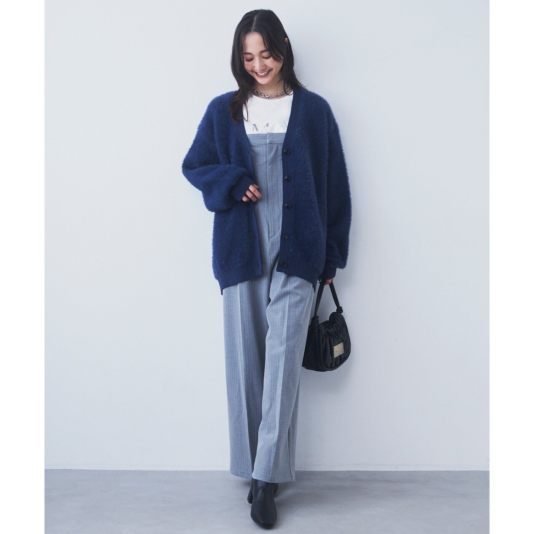 THE SHOP TK「ストライプベアオールインワン」|オールインワン|