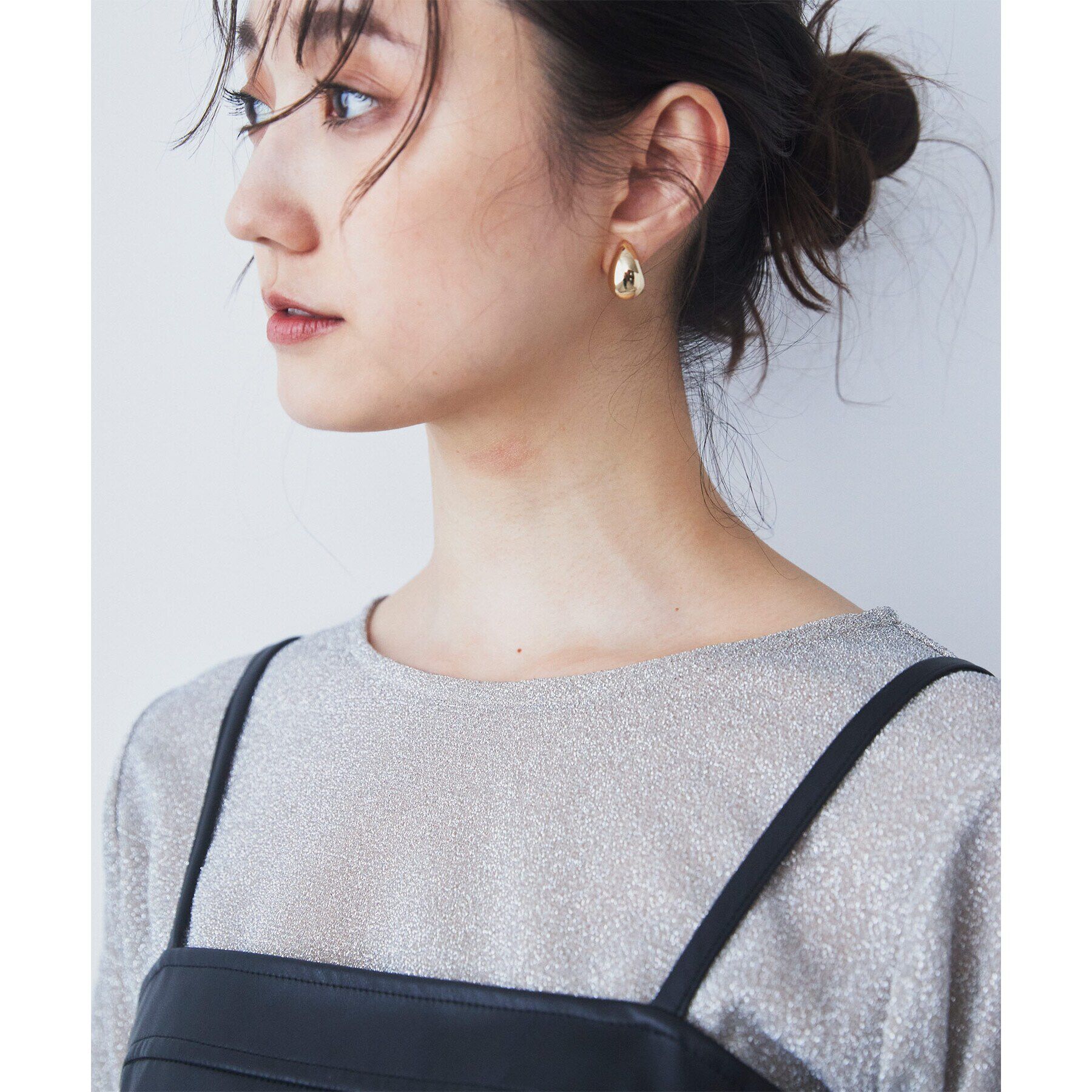 THE SHOP TK「ラメシアーパワーネットプルオーバー」|Tシャツ・カットソー|