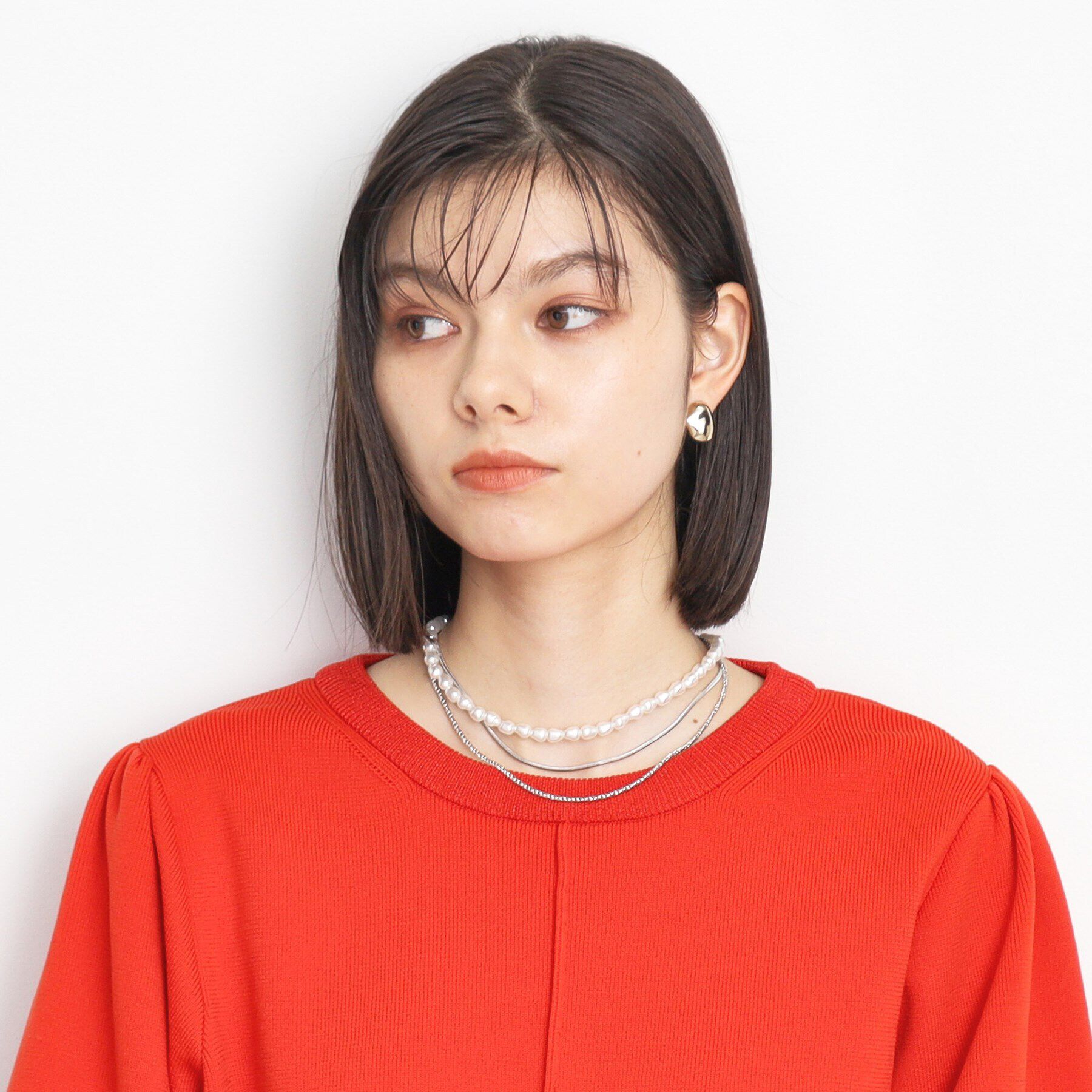 THE SHOP TK「3WAYショートネックレス」|ネックレス|