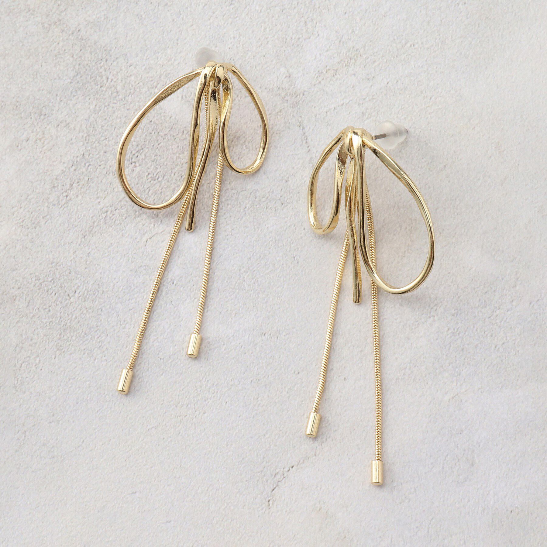 THE SHOP TK「リボンスネークピアス＆イヤリング」|ピアス|ゴールドピアス(00
