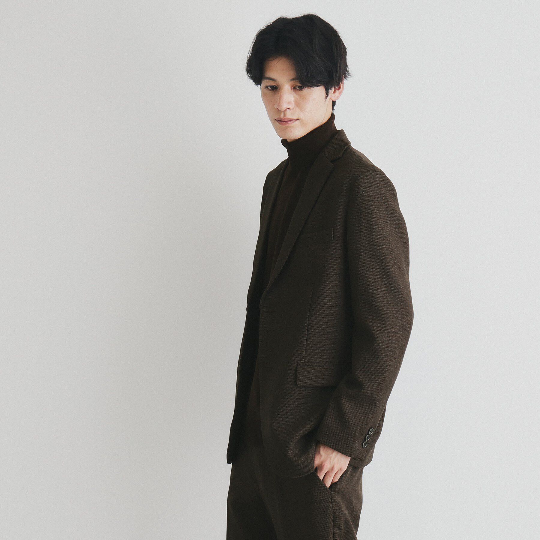 THE SHOP TK「バーズアイジャケット【セットアップ可/ビジネス対応】」|テーラードジャケット|