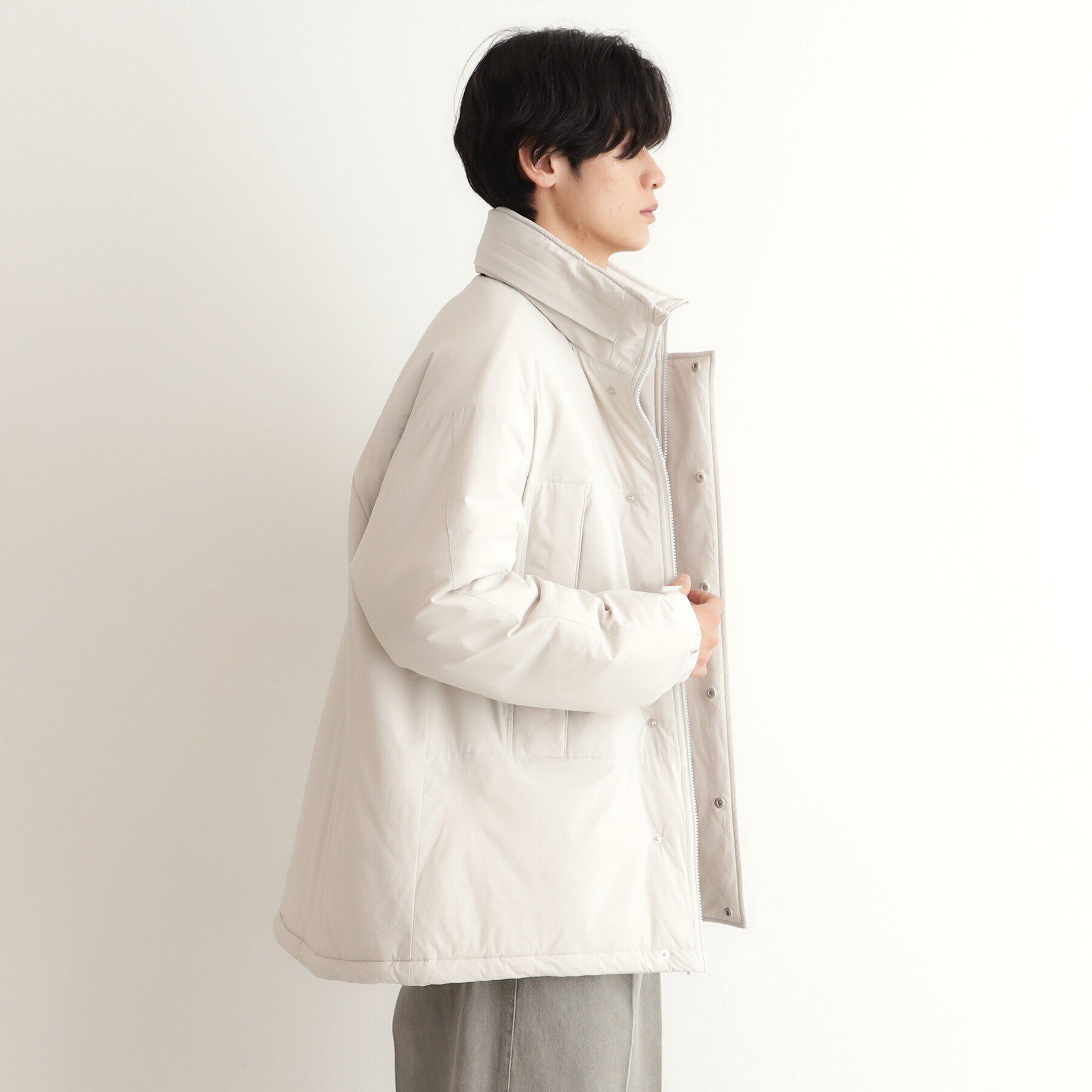 THE SHOP TK「モンスターパーカ ビッグシルエット／洗える」|ダウン|