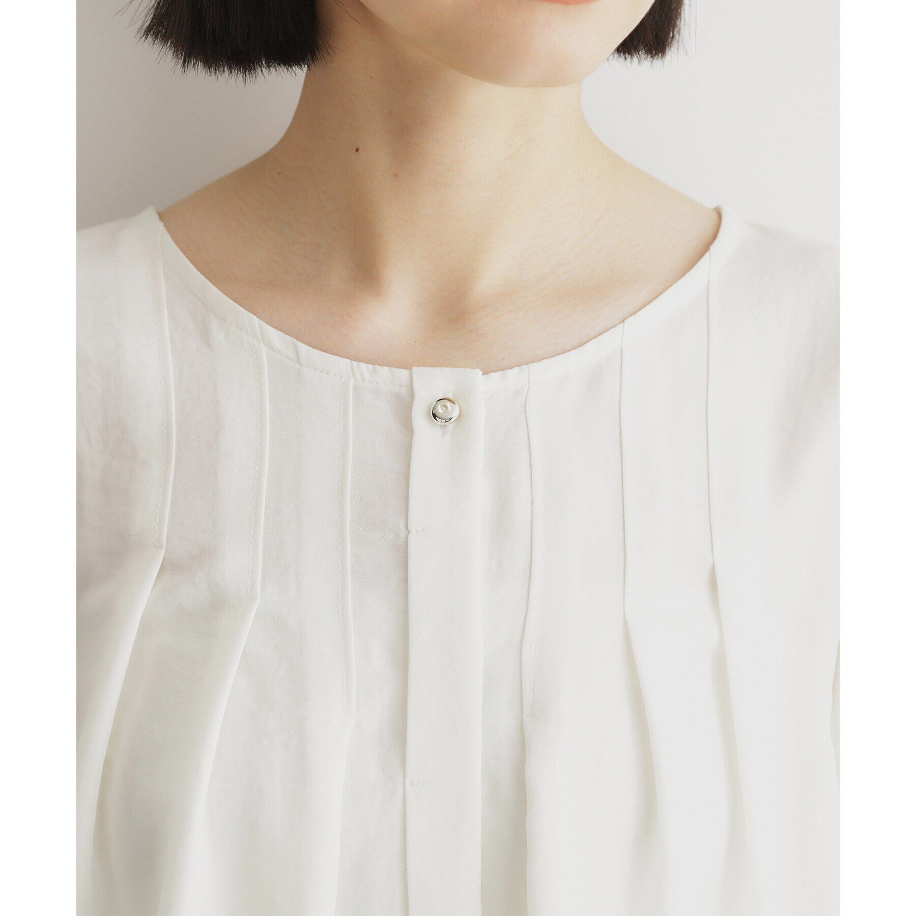 THE SHOP TK「【セレモニー/通勤】フロントタックブラウス」|シャツ・ブラウス|