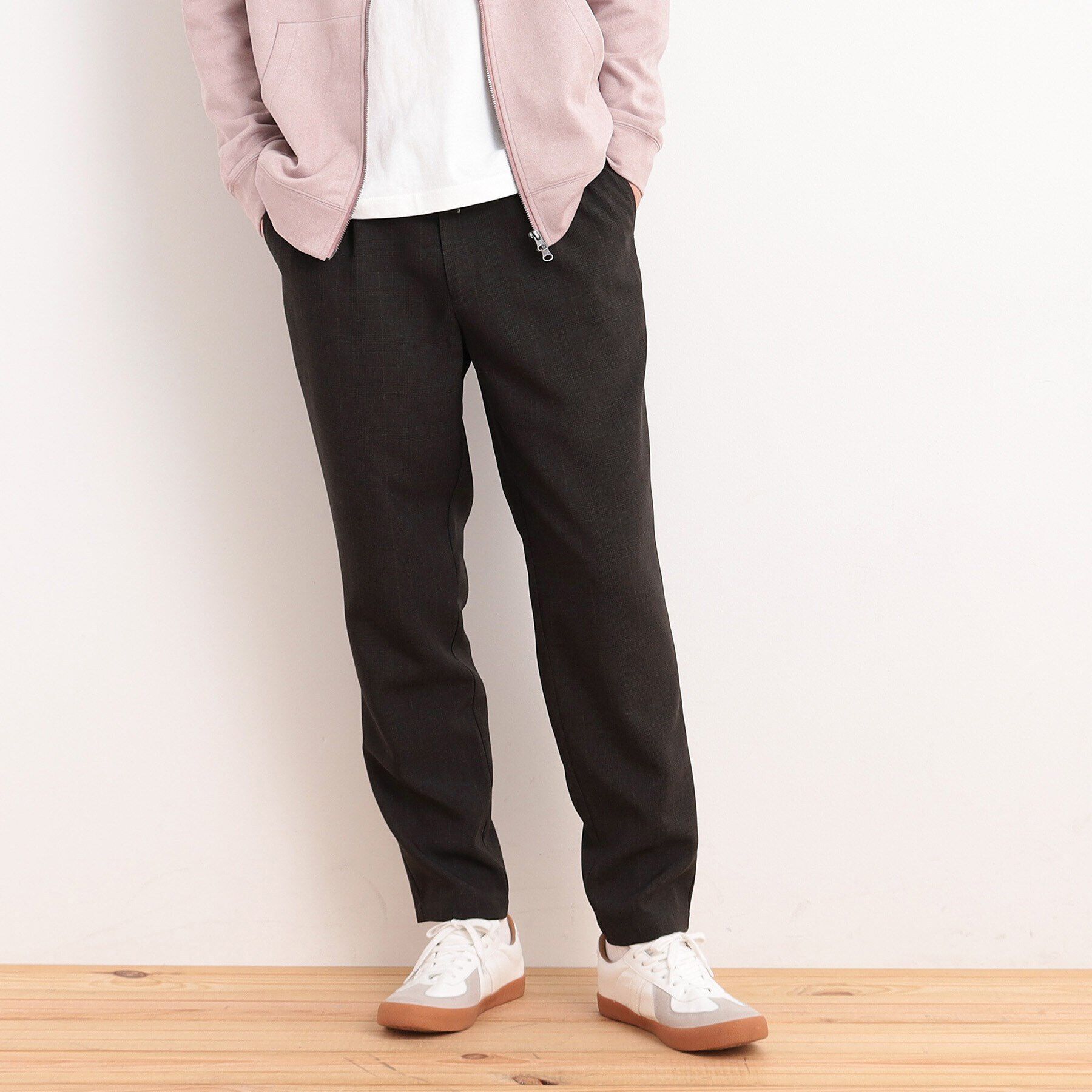 THE SHOP TK「グレンチェックイージーテーパードパンツ」|その他|ﾌﾞﾗｳﾝ(244)