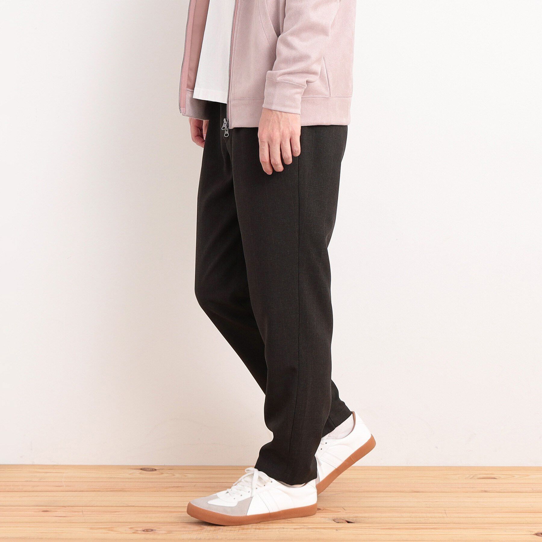 THE SHOP TK「グレンチェックイージーテーパードパンツ」|その他|