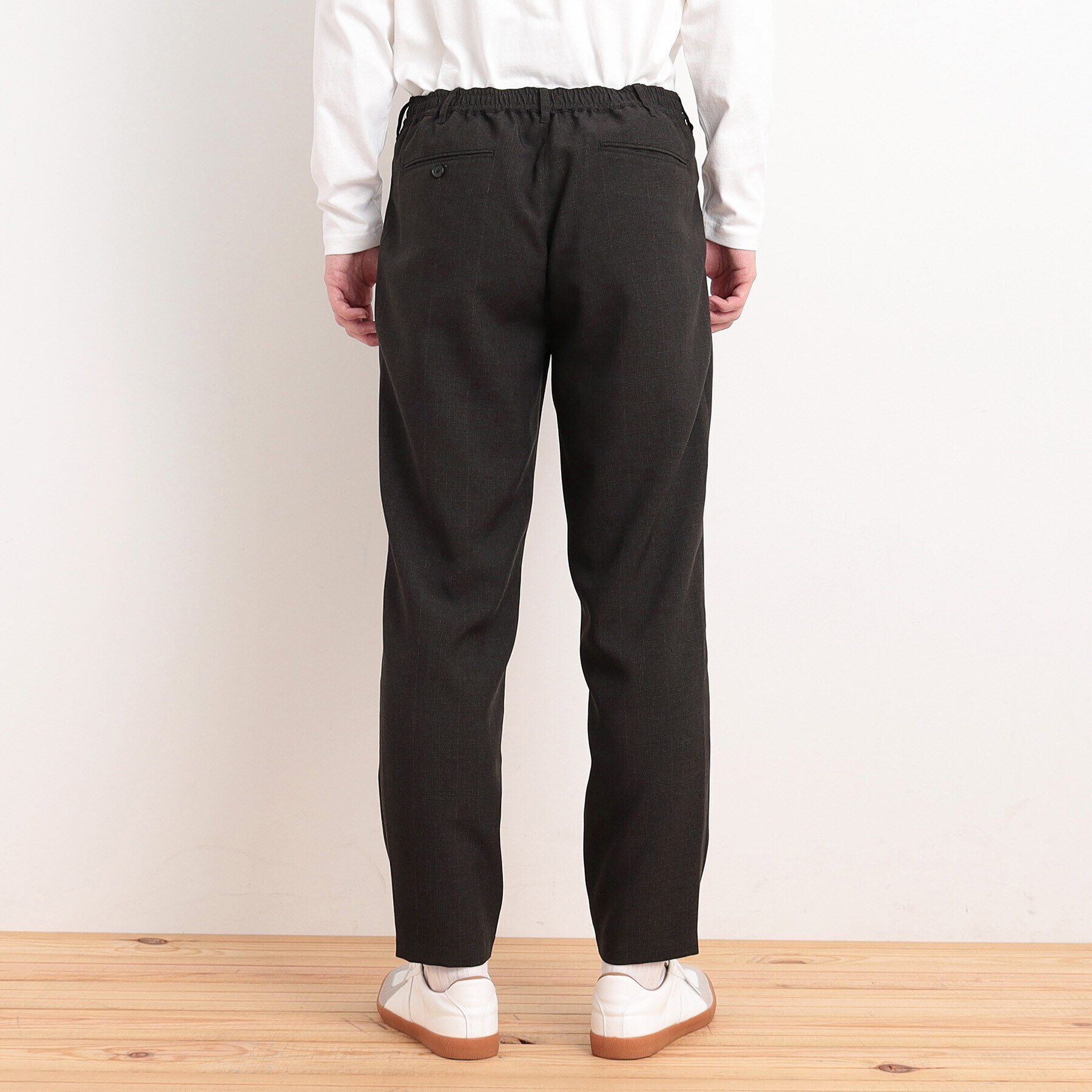 THE SHOP TK「グレンチェックイージーテーパードパンツ」|その他|