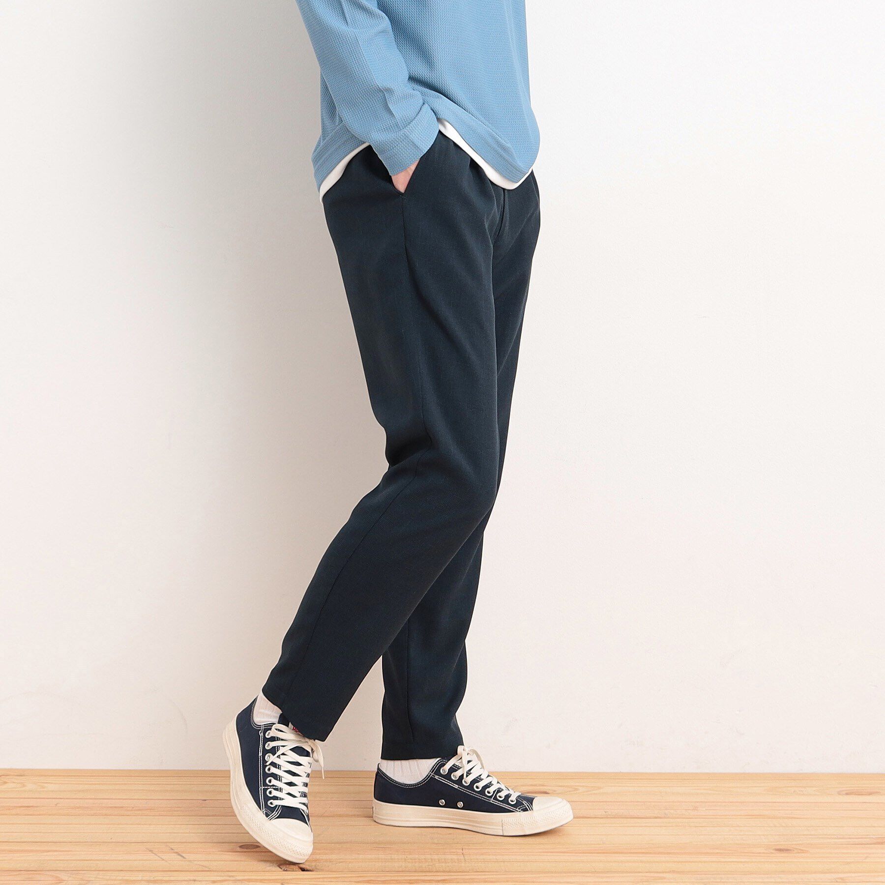 THE SHOP TK「グレンチェックイージーテーパードパンツ」|その他|