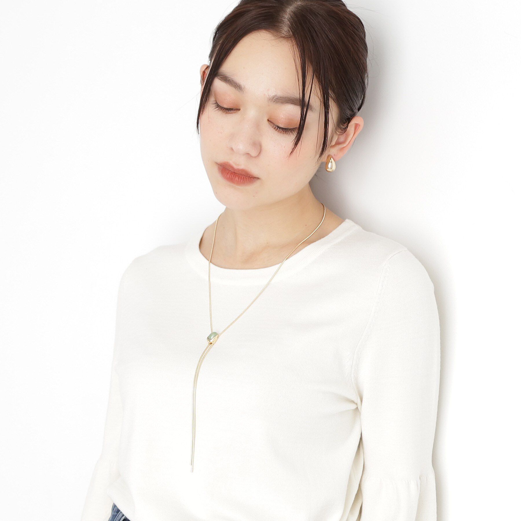 THE SHOP TK「カラービジューラリエット」|ネックレス|