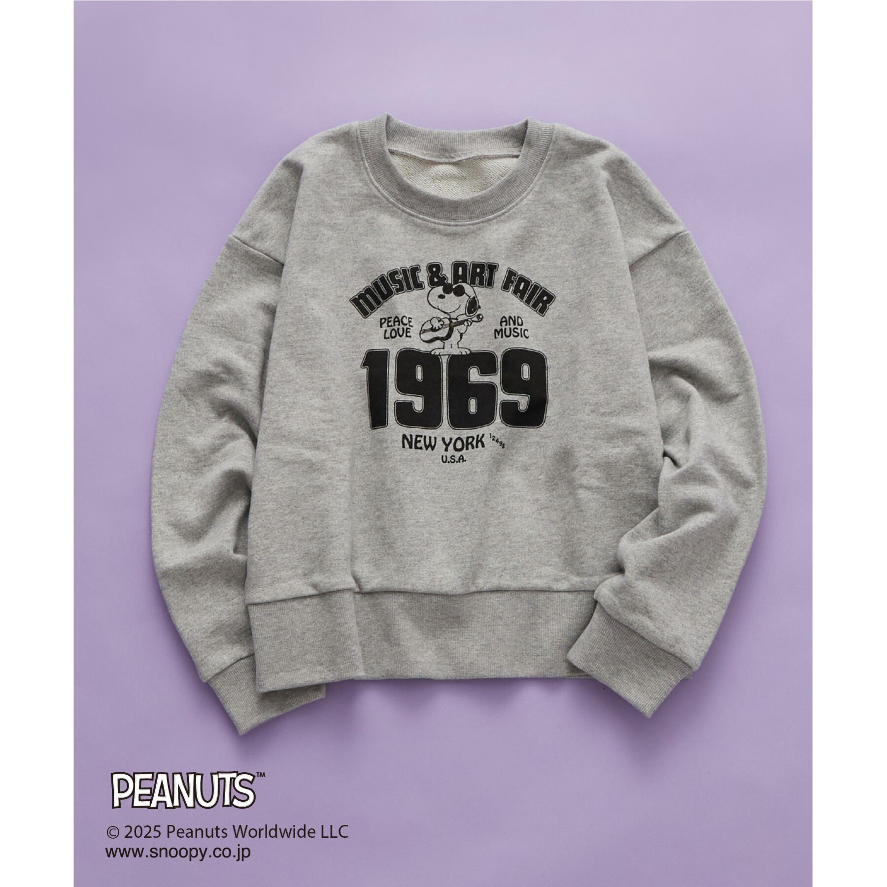 THE SHOP TK「PEANUTS スウェット1969 親子リンク」|パーカー|グレー(012)