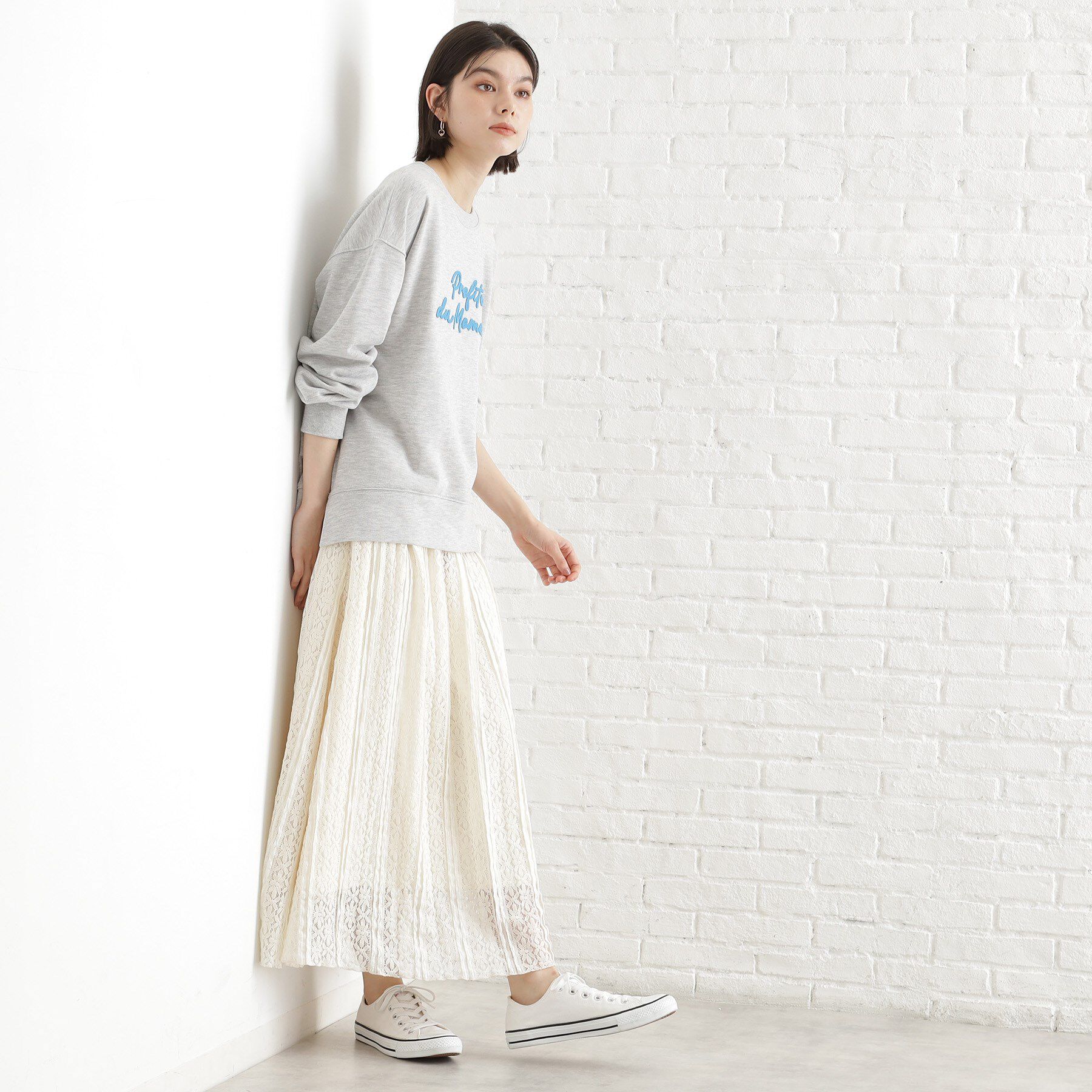 THE SHOP TK「レーススカート【洗える】」|スカート|