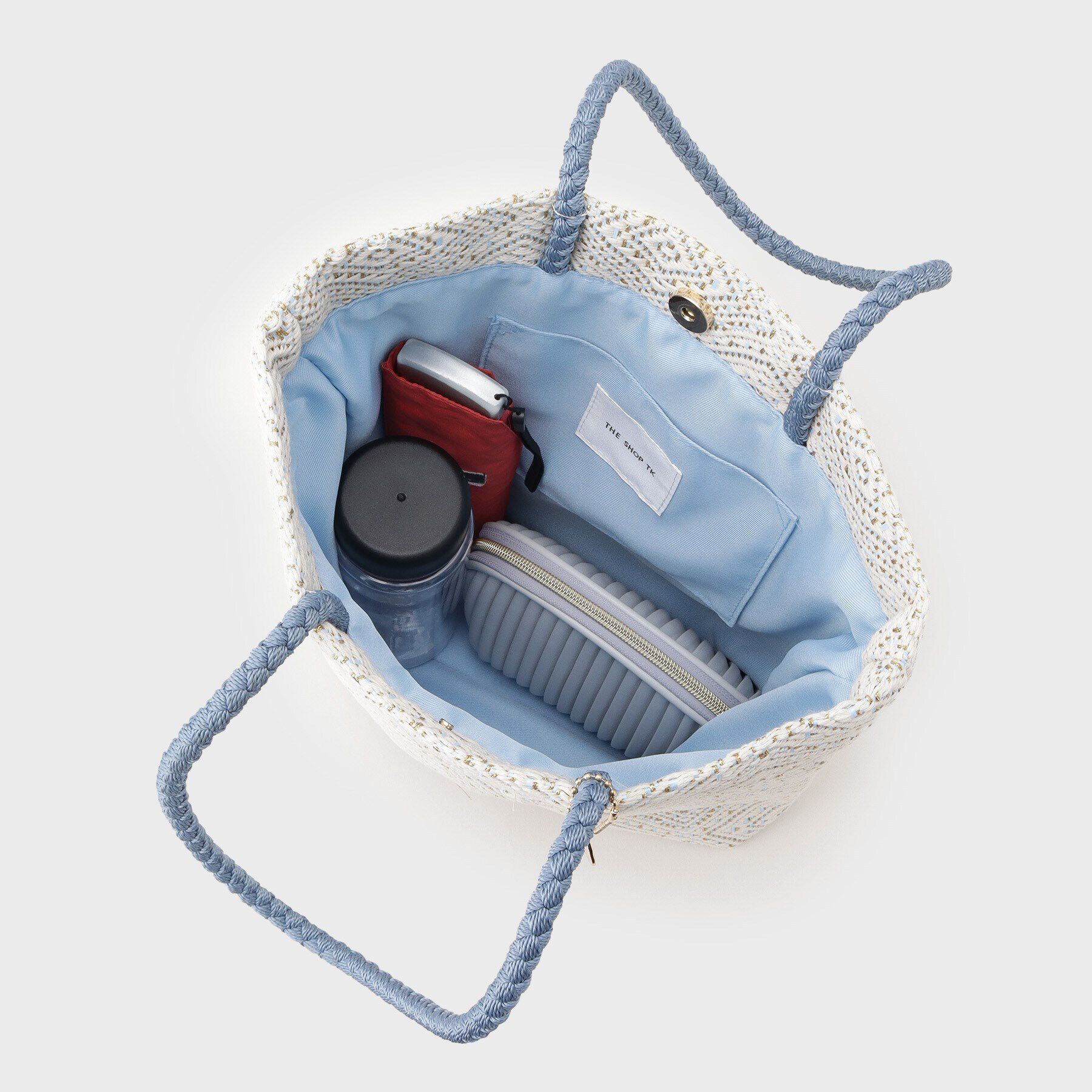 THE SHOP TK「ラメ幾何柄トートバッグ」|トートバッグ|